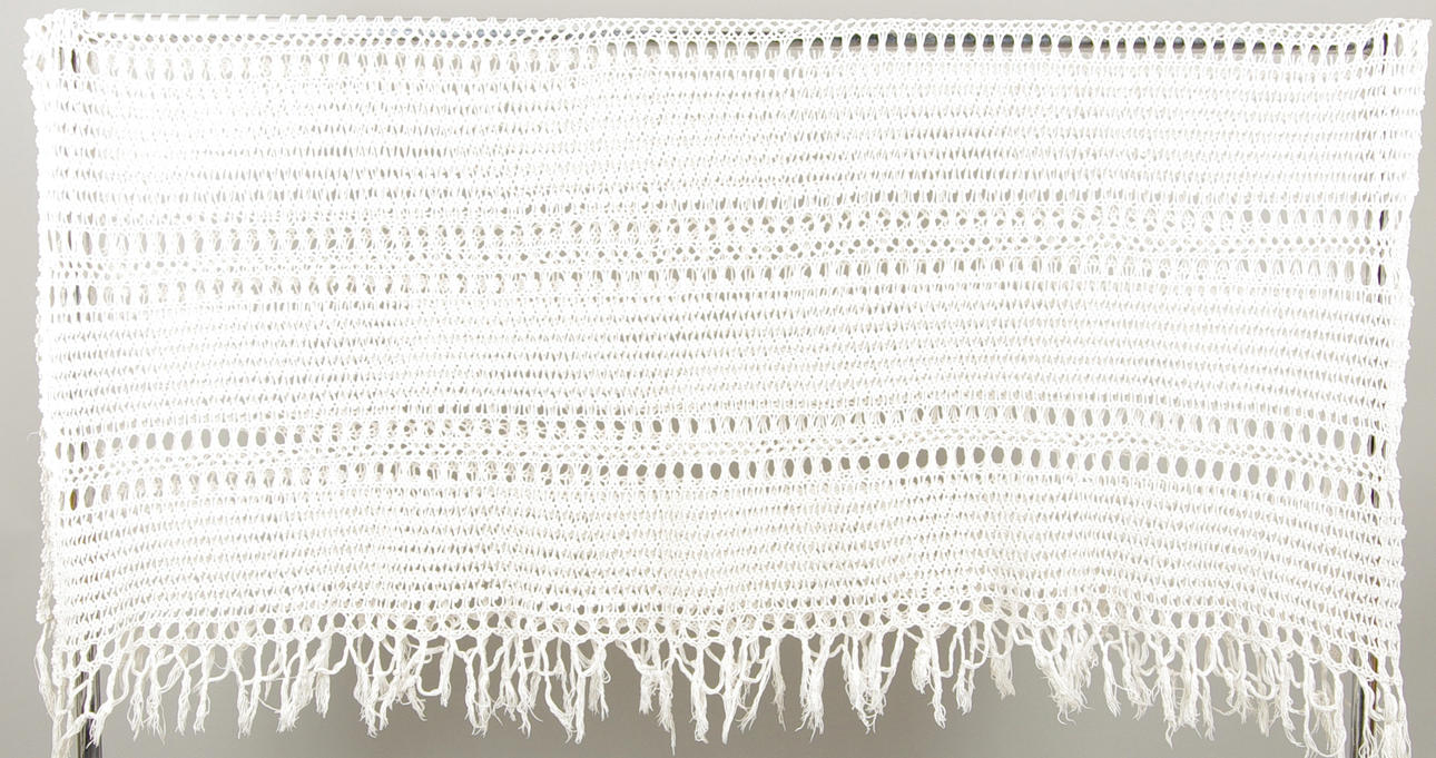 GARDINER, 3 stycken, virkade.