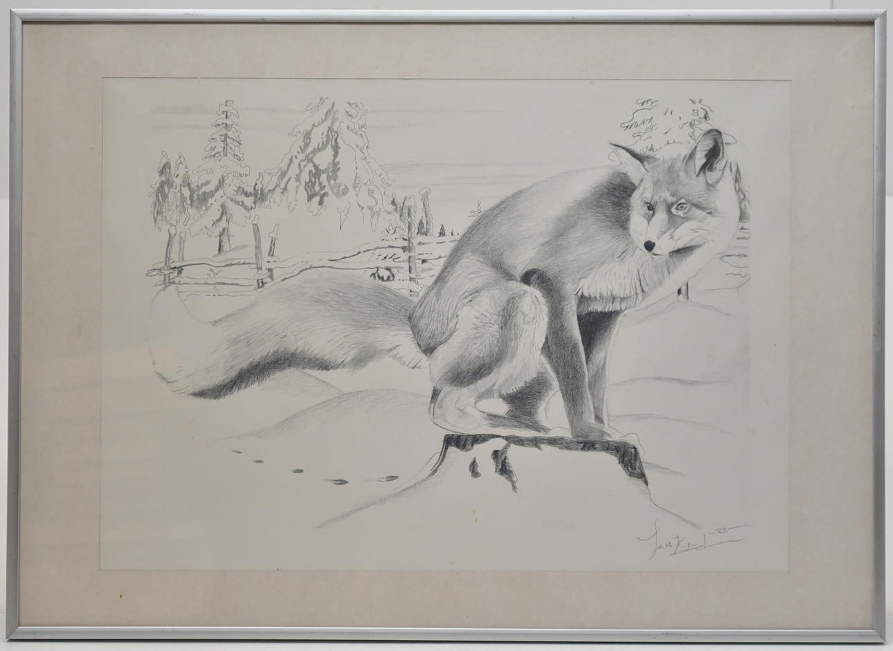 LARS BÄCKMAN. Tryck. Räv.