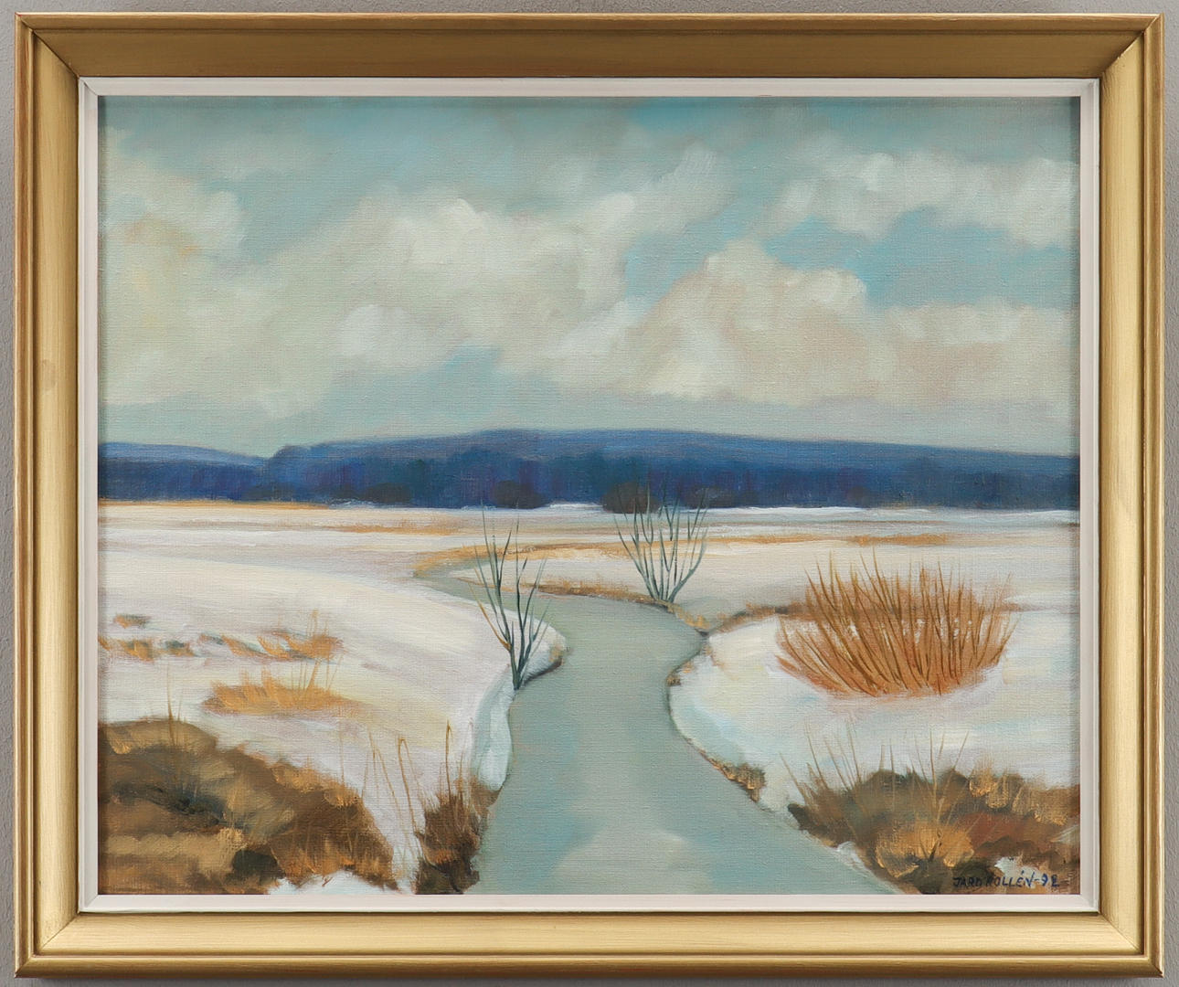 JARD ROLLÉN. Vinterlandskap.
