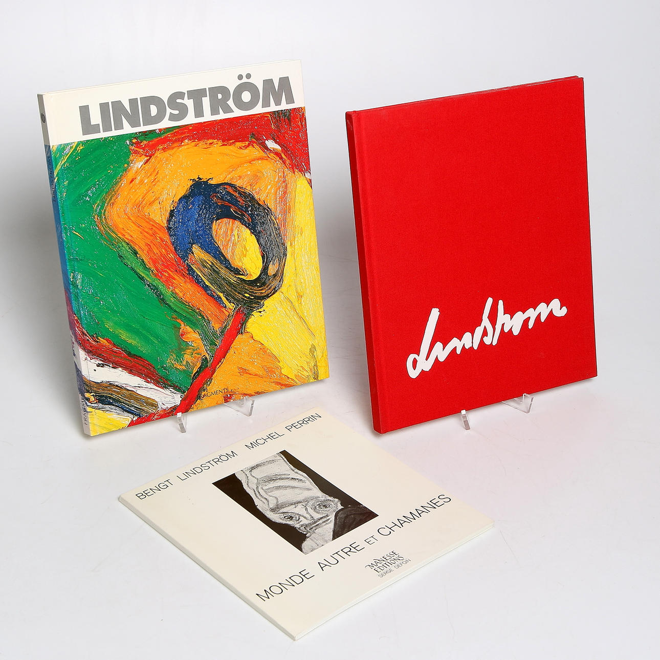 KONSTBÖCKER, 3 st, Bengt Lindström.