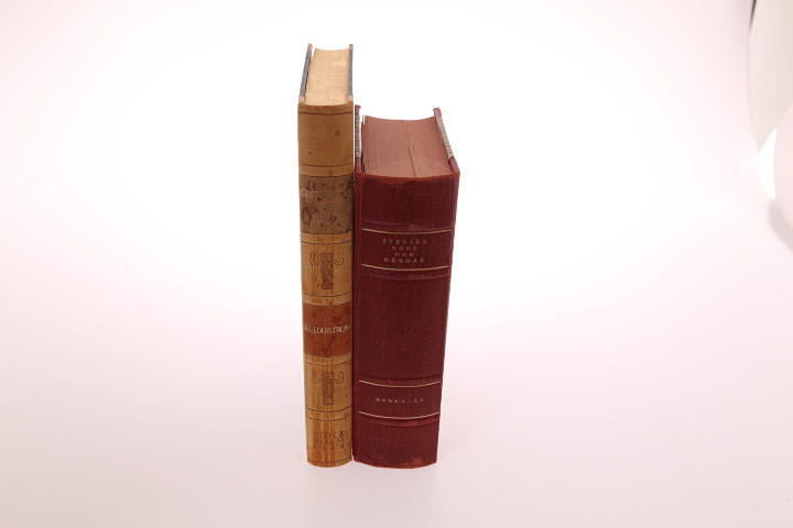 BÖCKER, 2 st, Gustaf II Adolf vid Lützen + Svenska Gods och Gårdar.