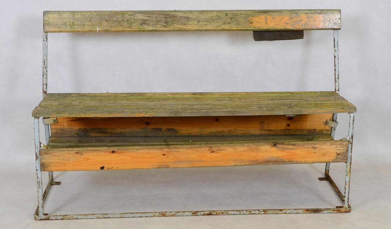 BENCH FROM MILITARY BOAT 200.