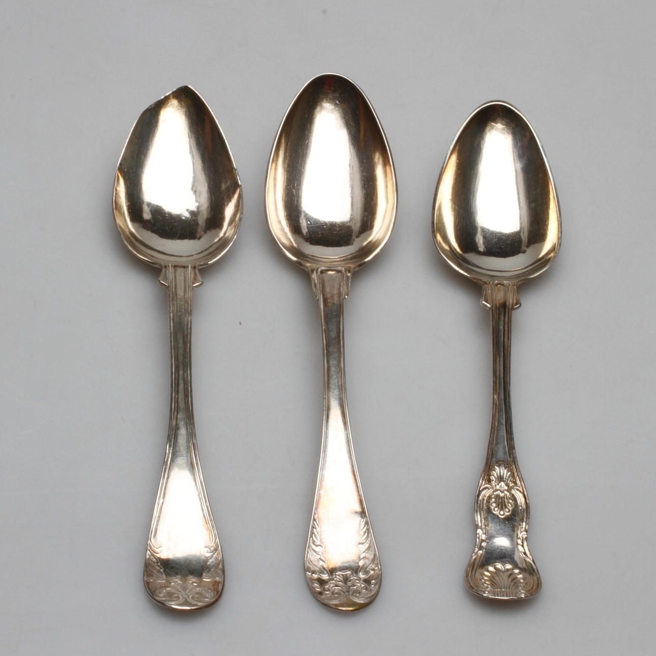 SKEDAR, 3 st, silver, 1800-tal.