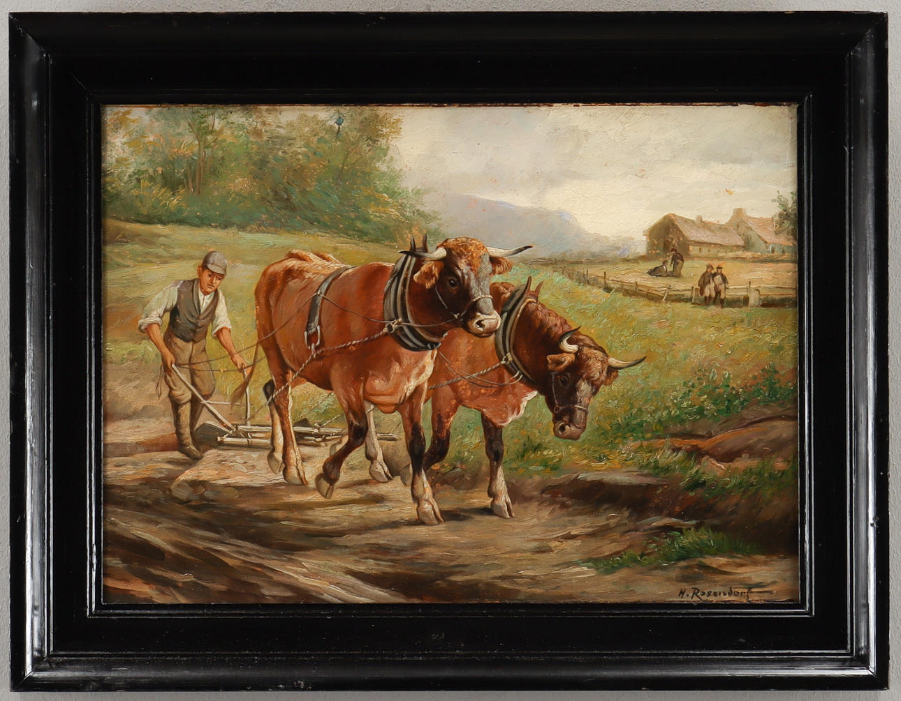 UIDENTIFICERET KUNSTNER, signeret H.Rosendorf.