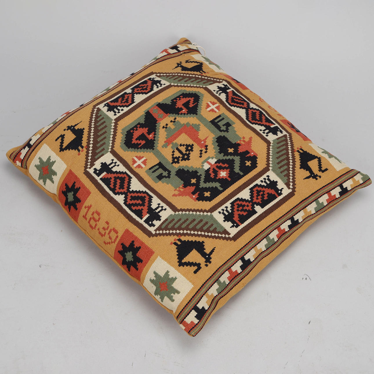 PILLOW, Yarn sheet, dated 1836/1936.