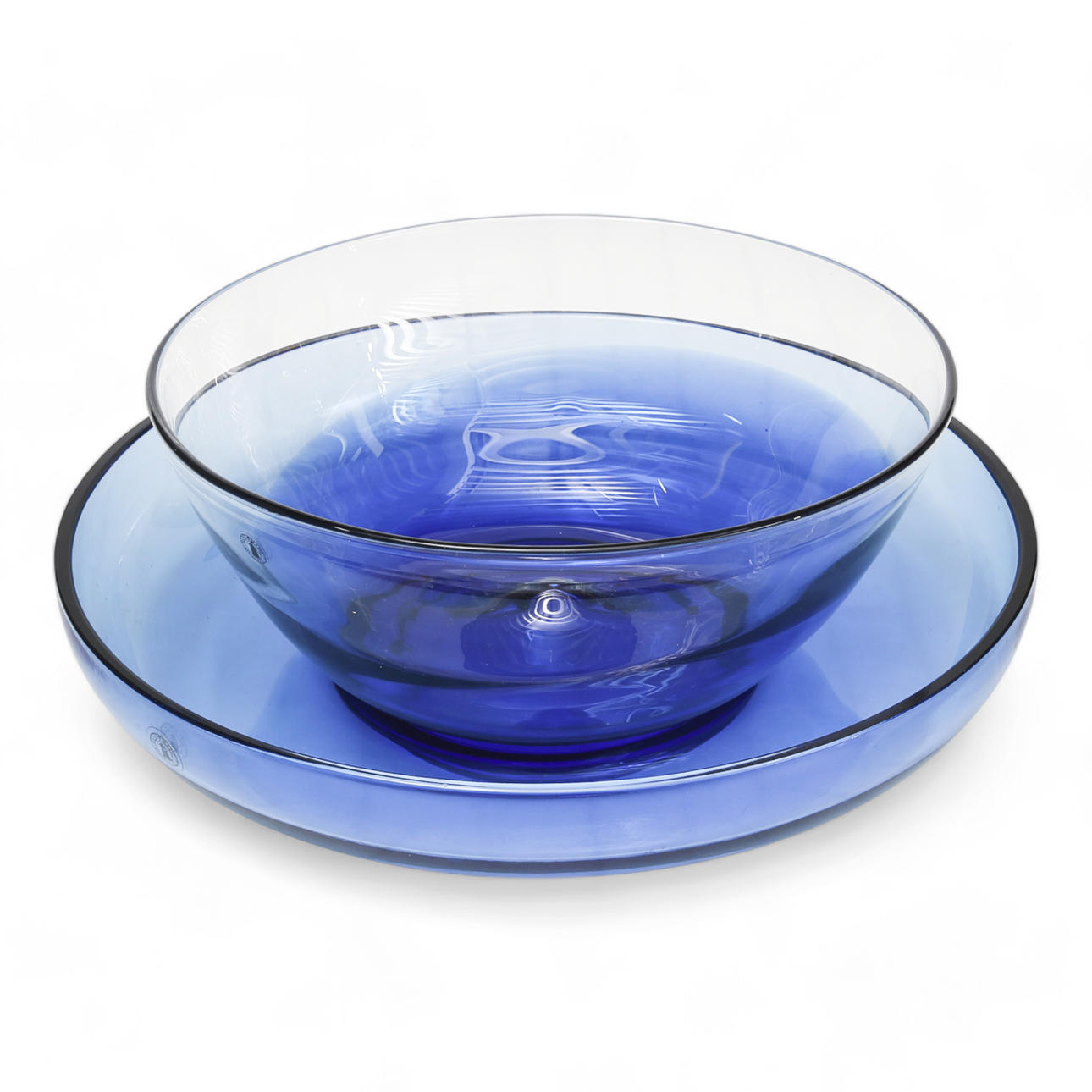 SKÅL SAMT FRUKPLATTER, glas, IKEA, 2 stk.