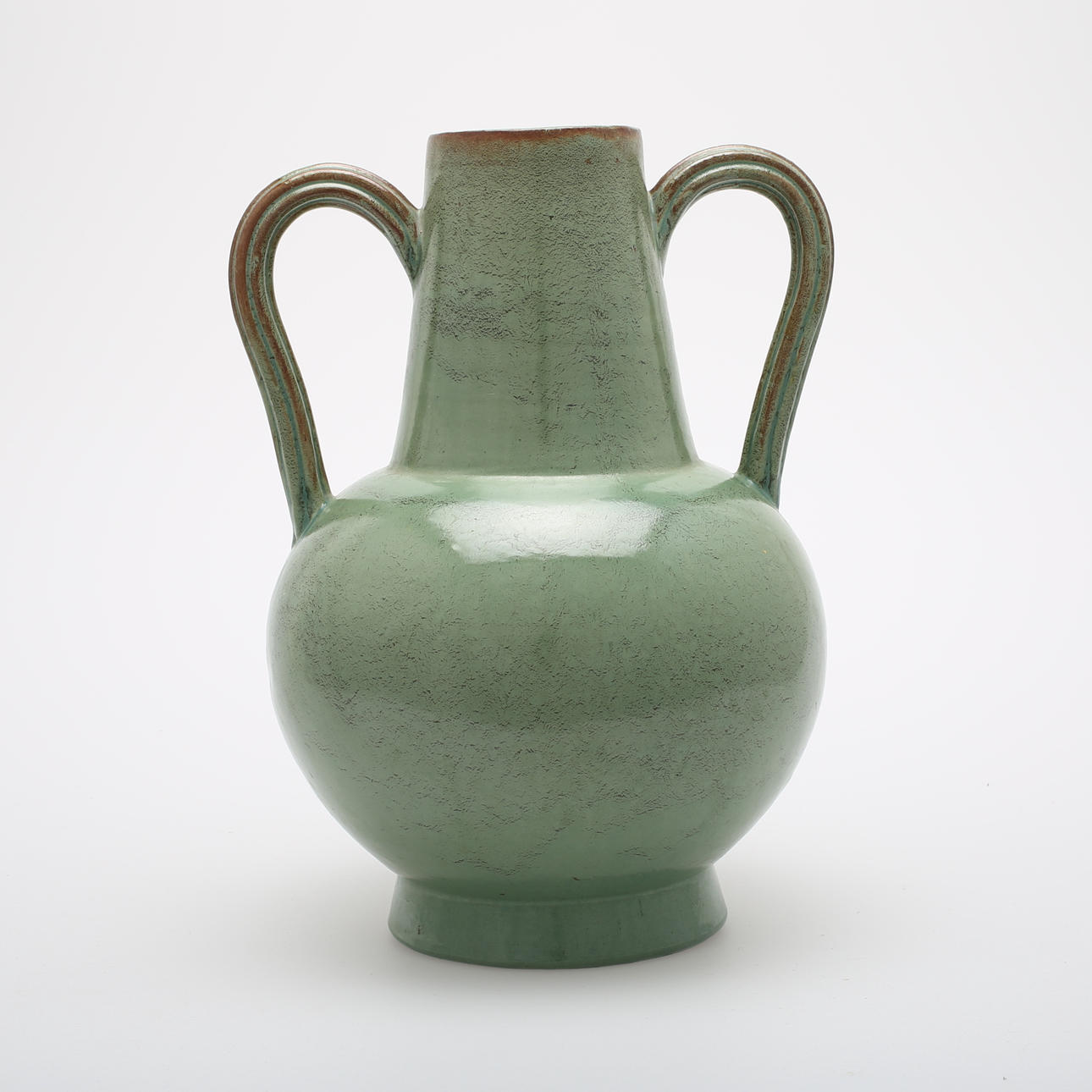 VAS with hooks, ceramic, probably Jerk Werkmäster, Nittsjö, signed.