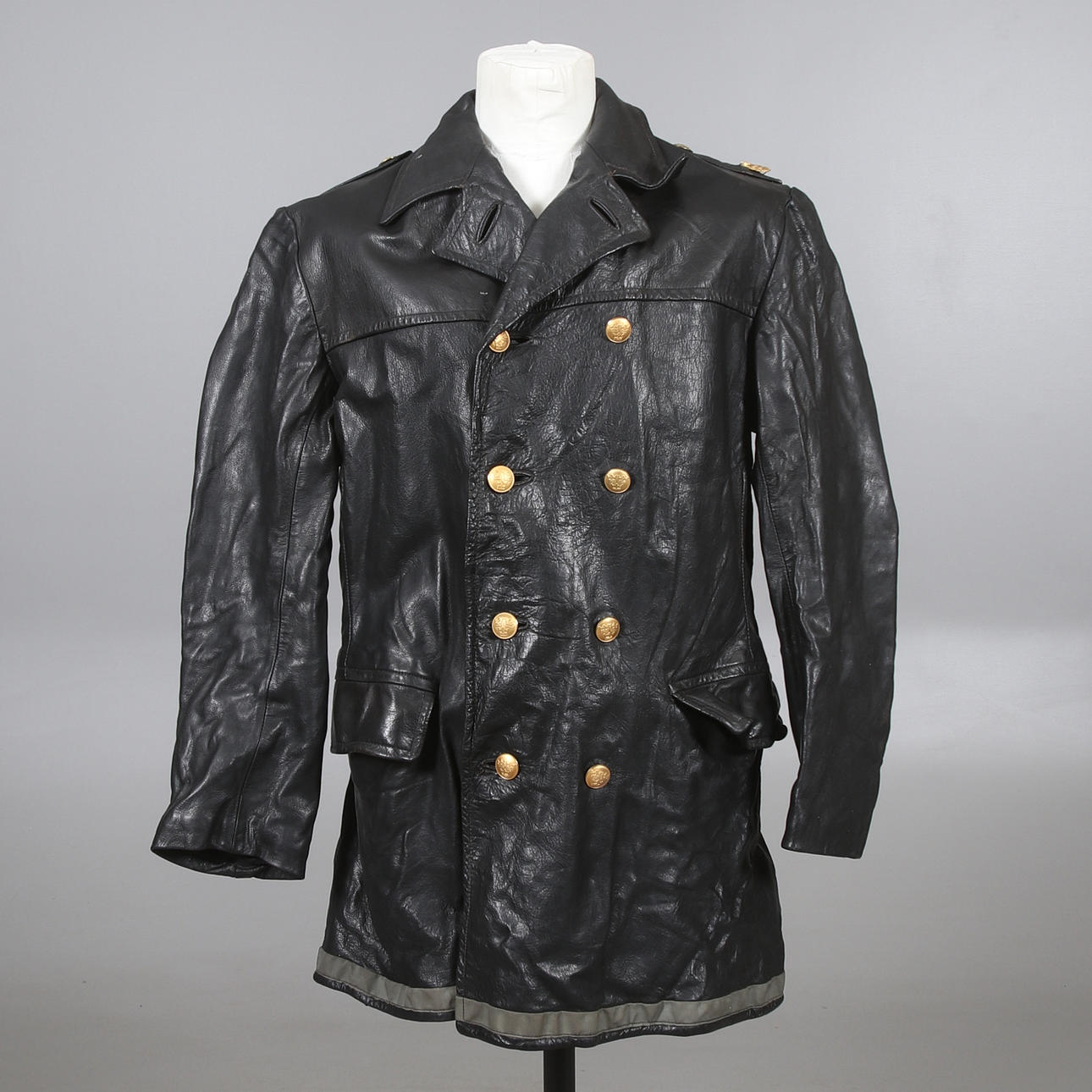 POLISJACKA, getskinn, 1950-tal.