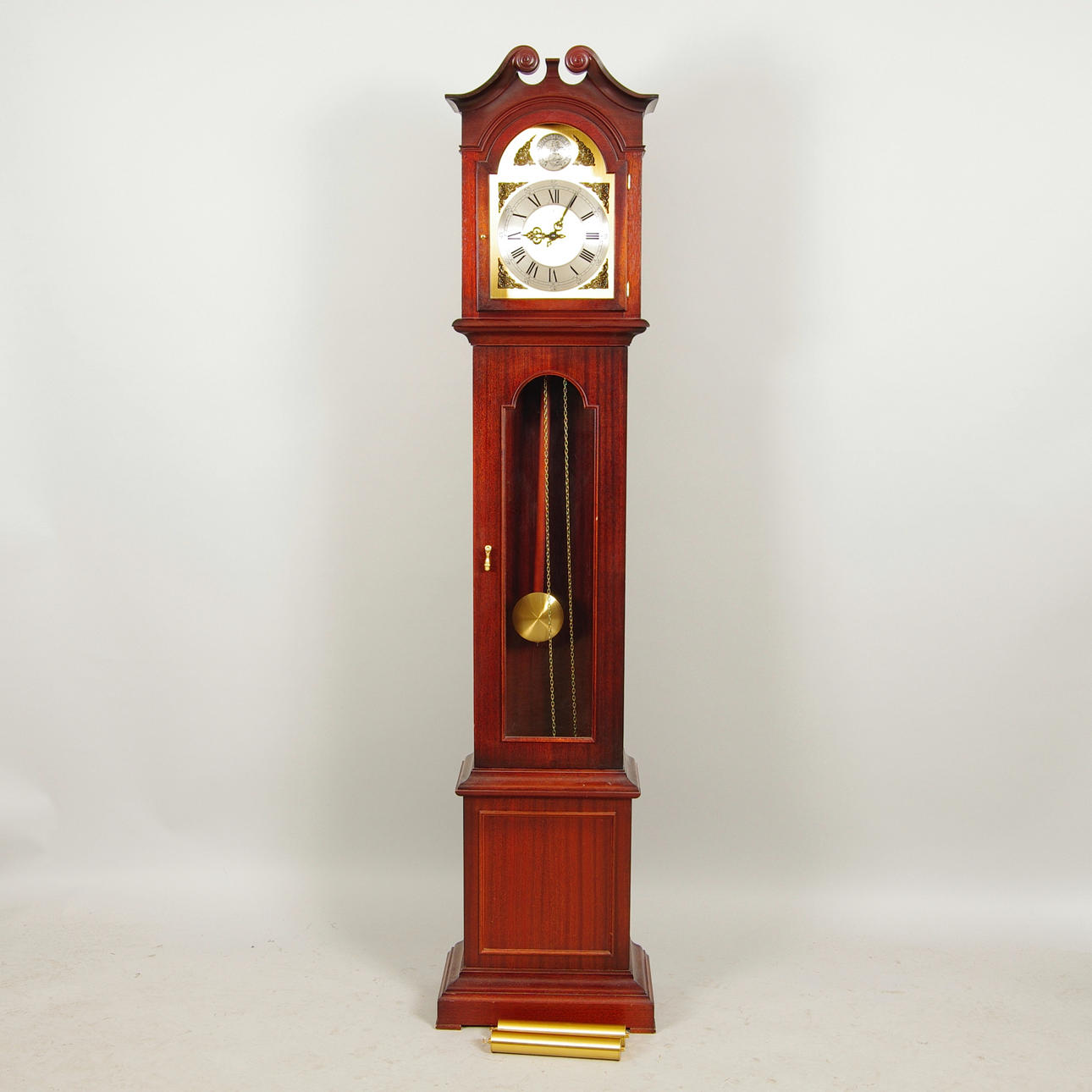 GOLVUR, mahogny, Junghans, 1900-talets senare hälft.