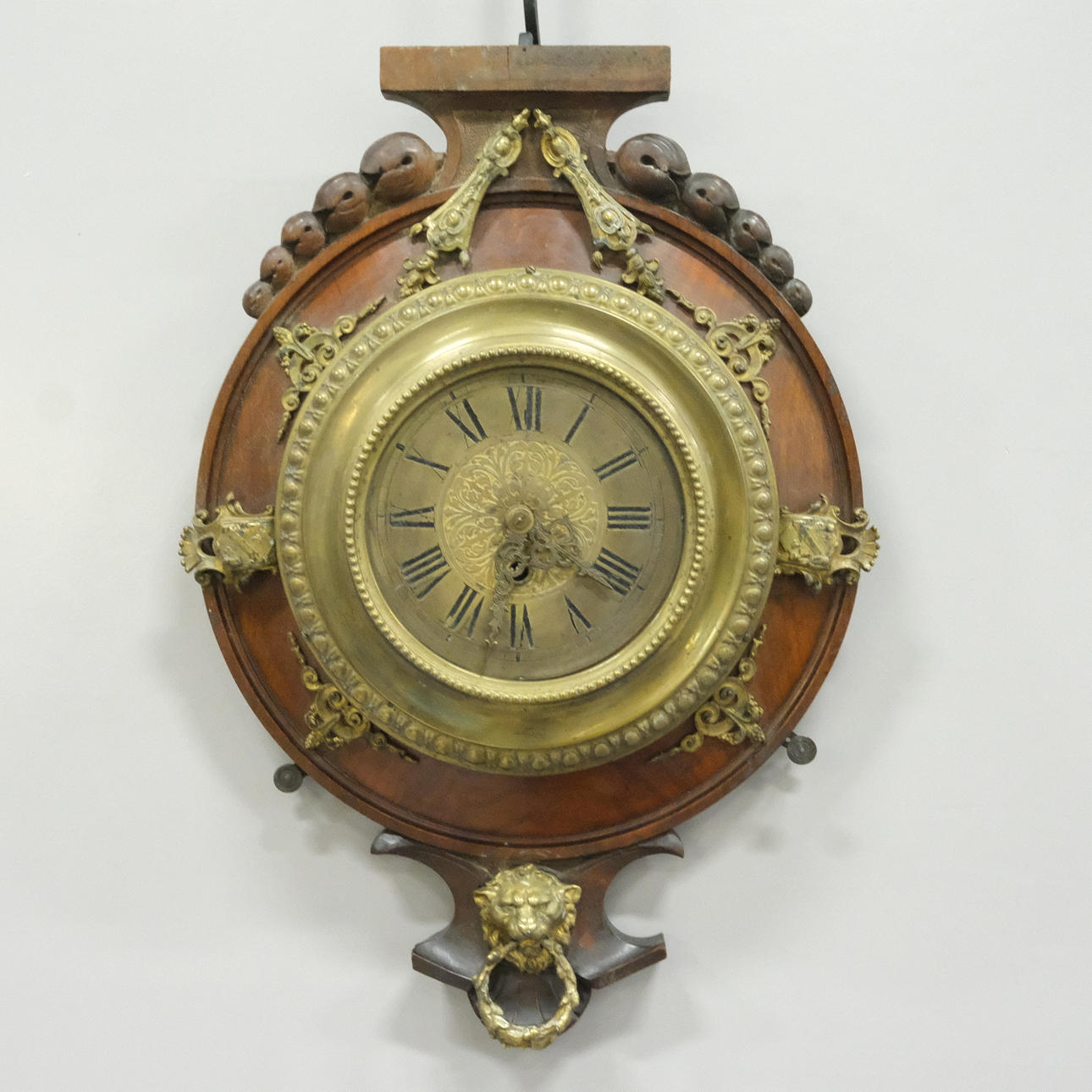 WALL CLOCK, LENZKIRCH, CIRCA 1900.