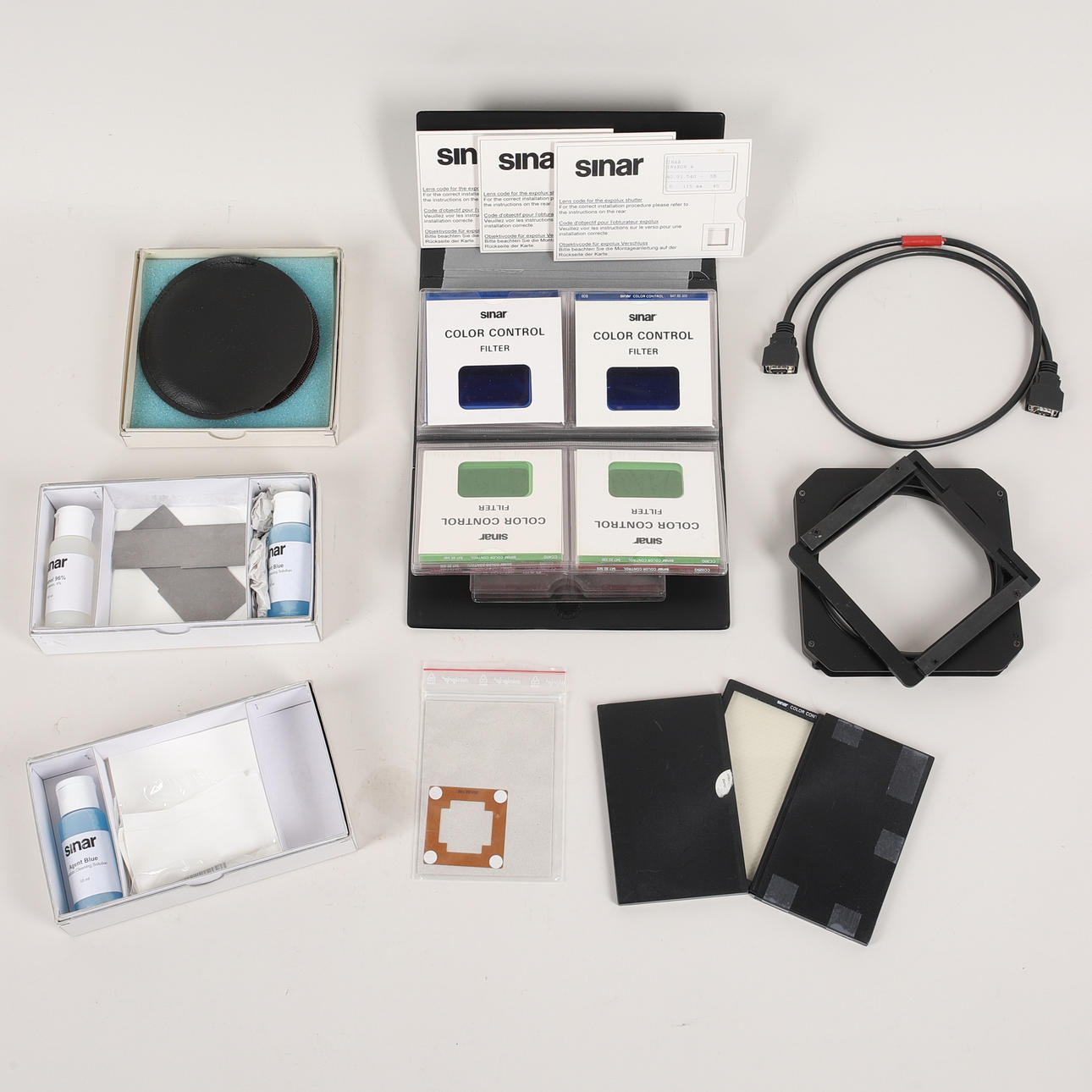 SINAR, accesorios de cámara, filtro.