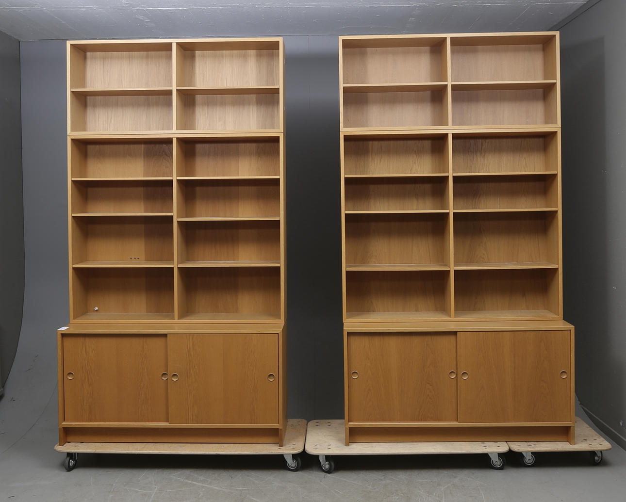 BOKHYLLESERIE, 6 delar, "Öresund", Börge Mogensen, AB Karl Andersson & Söner, 1900-talets andra hälft.