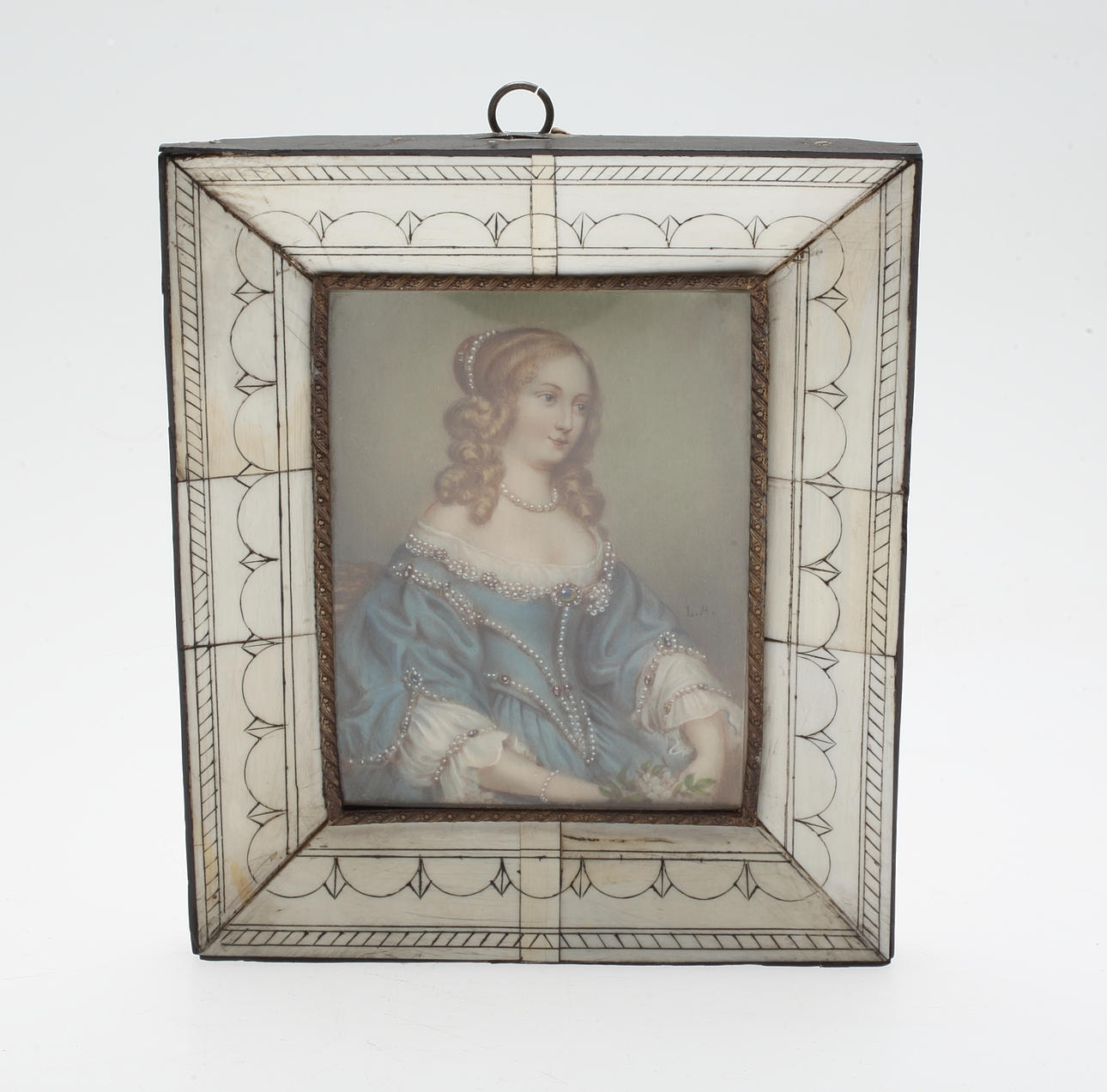 MINIATYRMÅLNING, 18/1900-tal.