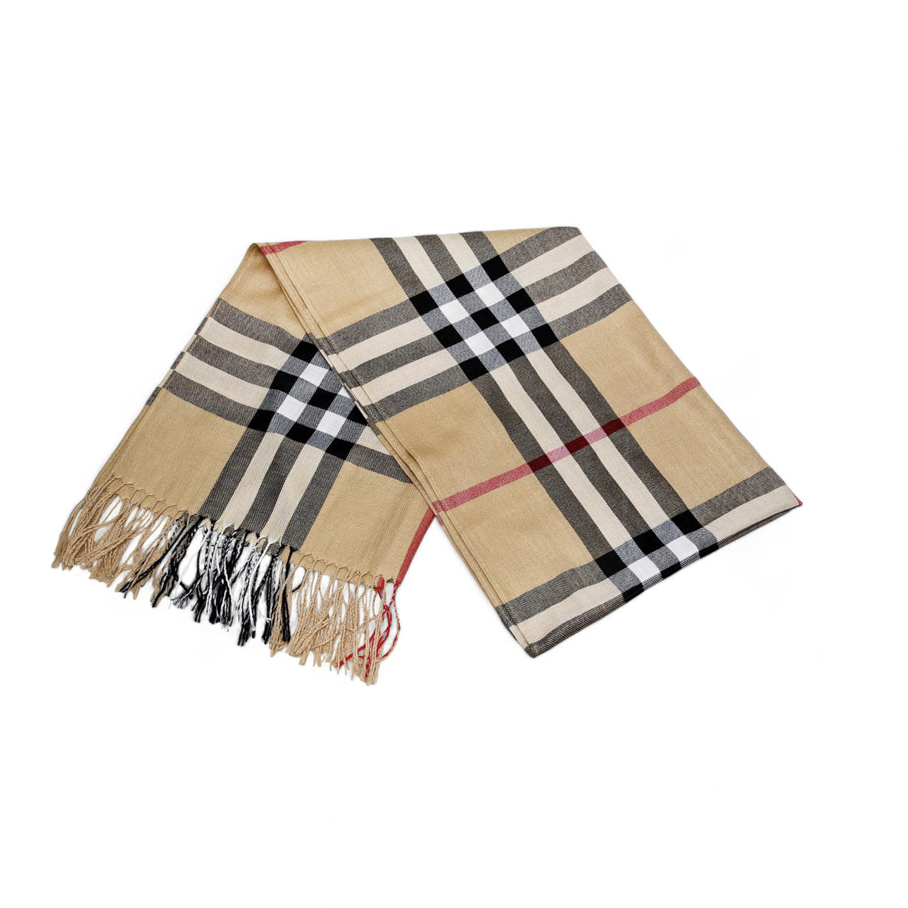 BURBERRY, sjal/tørklæde, silke og uld.