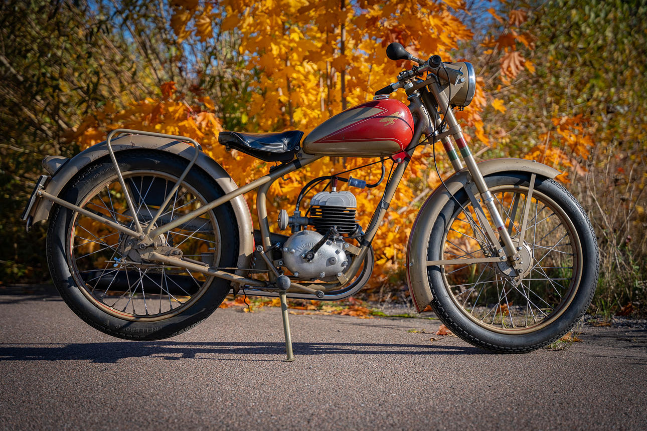 ÖRNEN HUSQVARNA, modell 51,120 cc, 1951. Fordon, Båtar & Delar ...