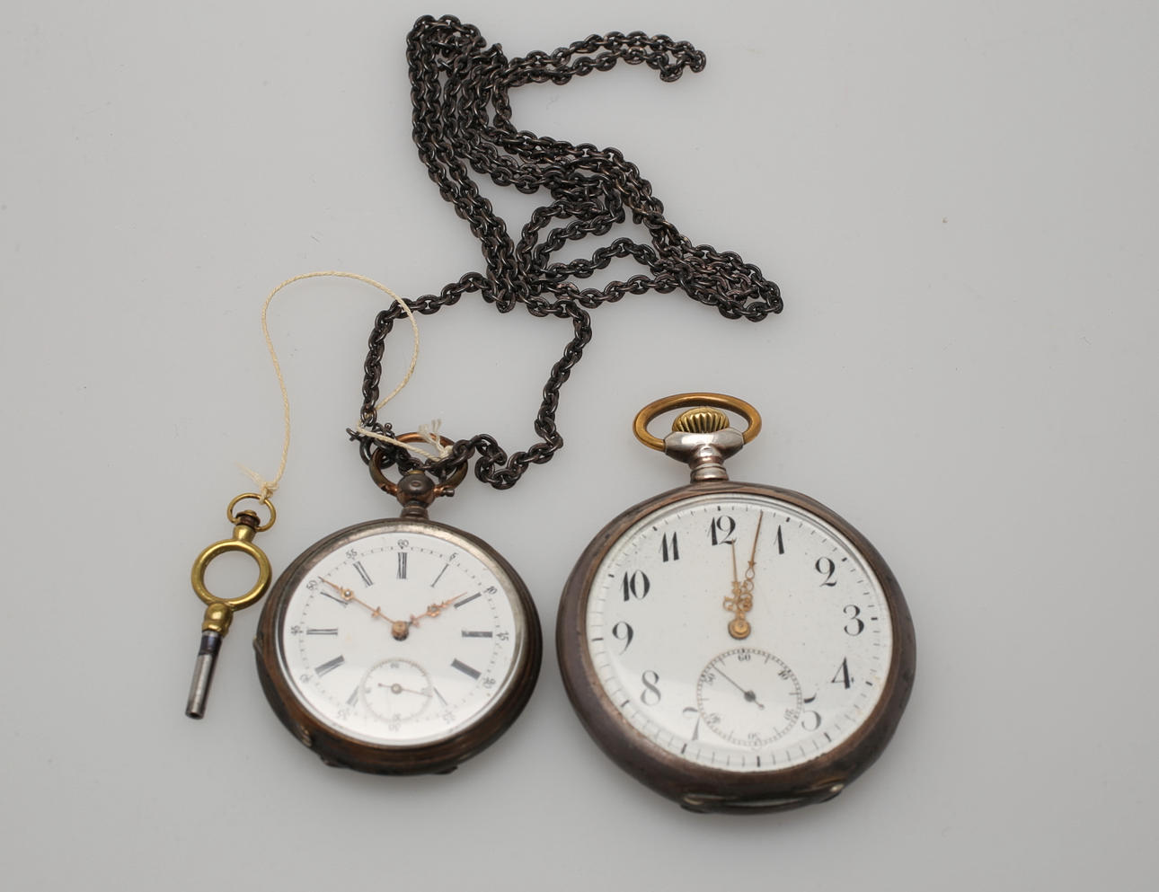 FICKUR, 2 stycken, silver.