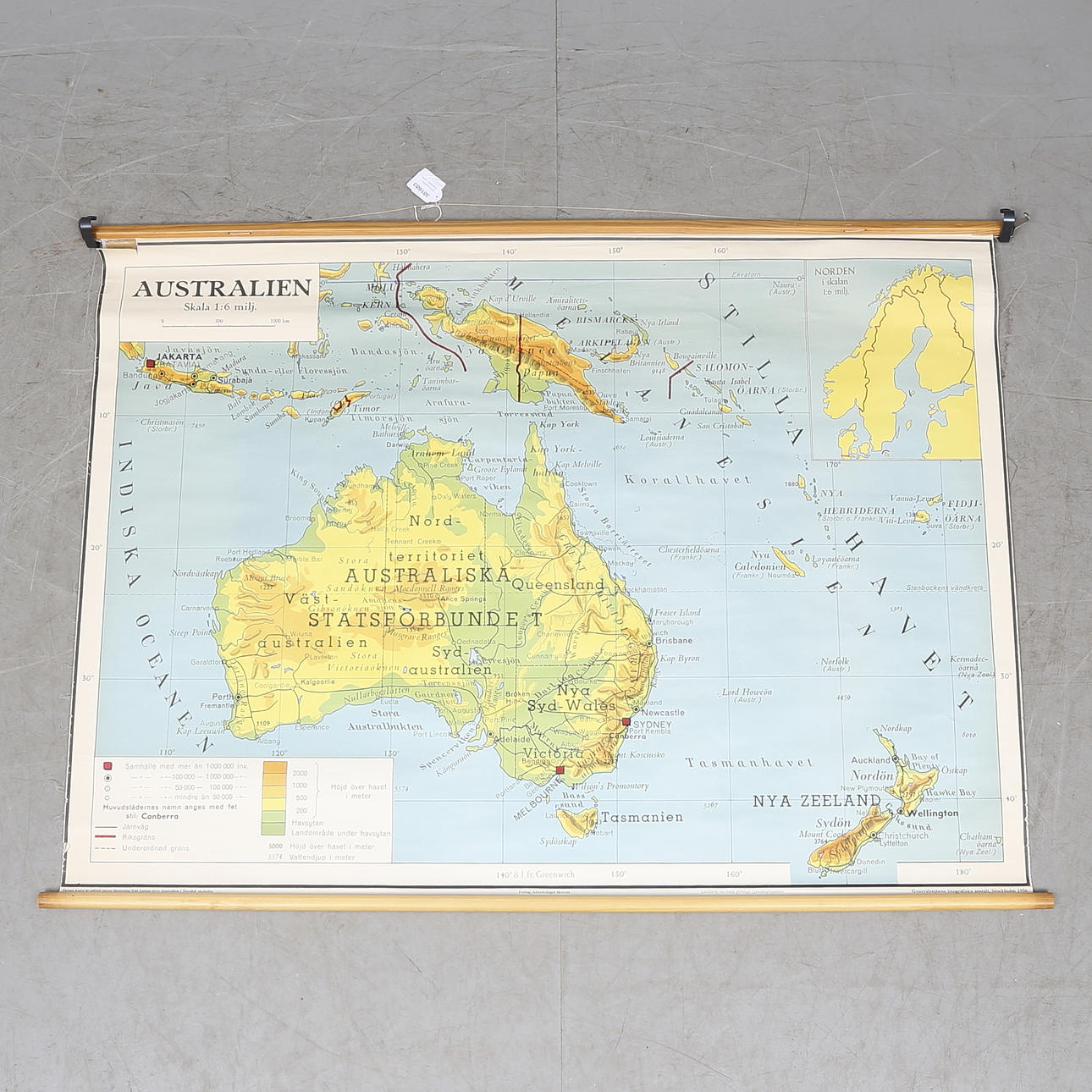 SKOLKARTA, Australien, 1956.