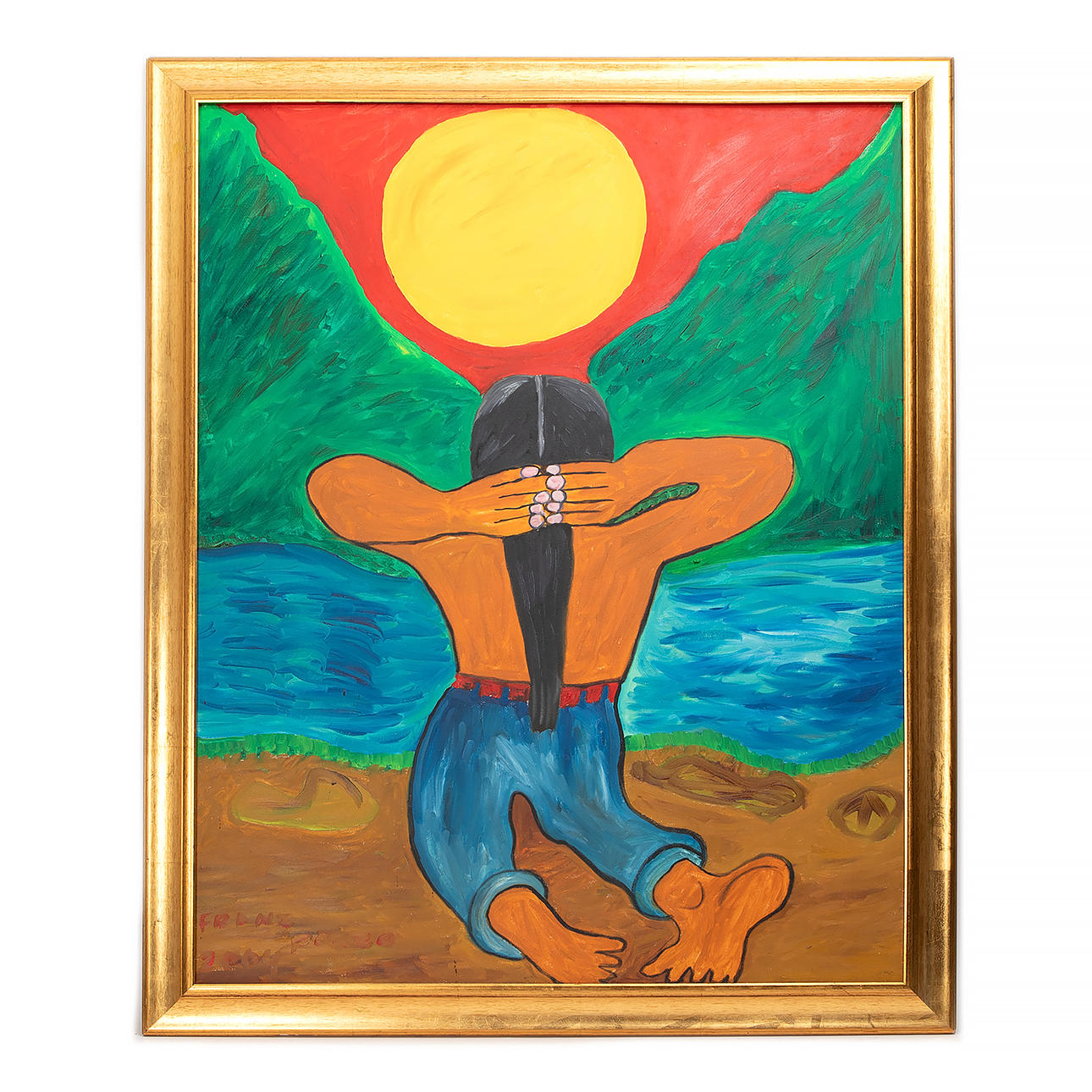 FRANZ POZZO. Oil on canvas, signed and dated 2004.