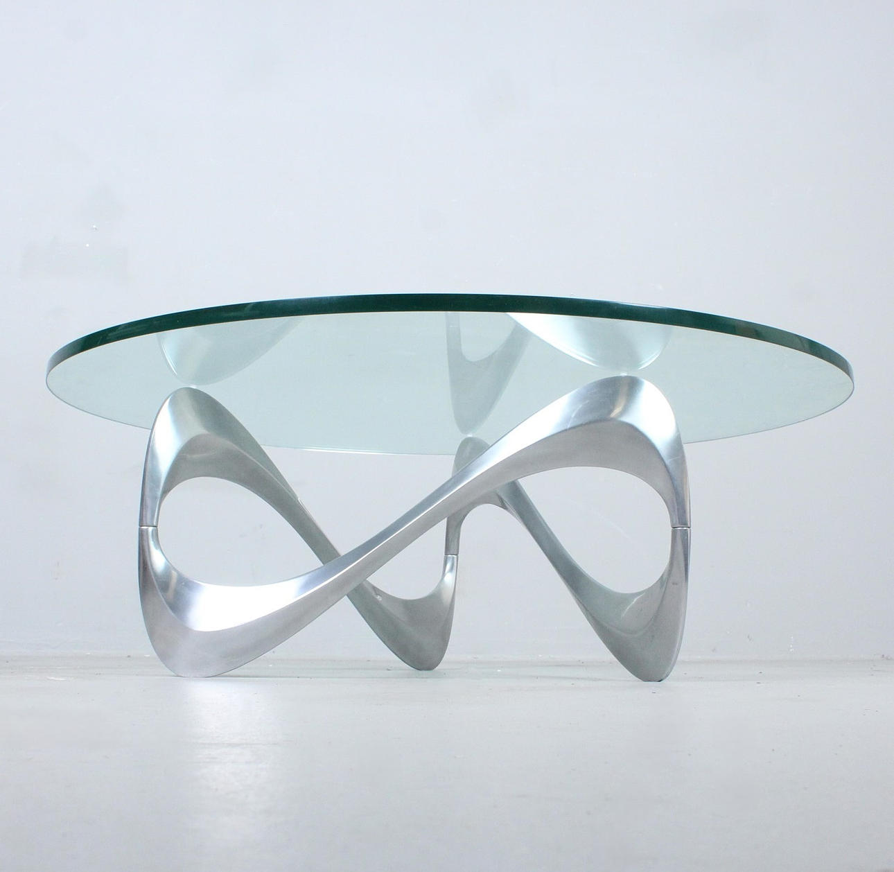 KNUT HESTERBERG. Coffee table/'Snake Coffee Table, 'Germany, 1970s.
