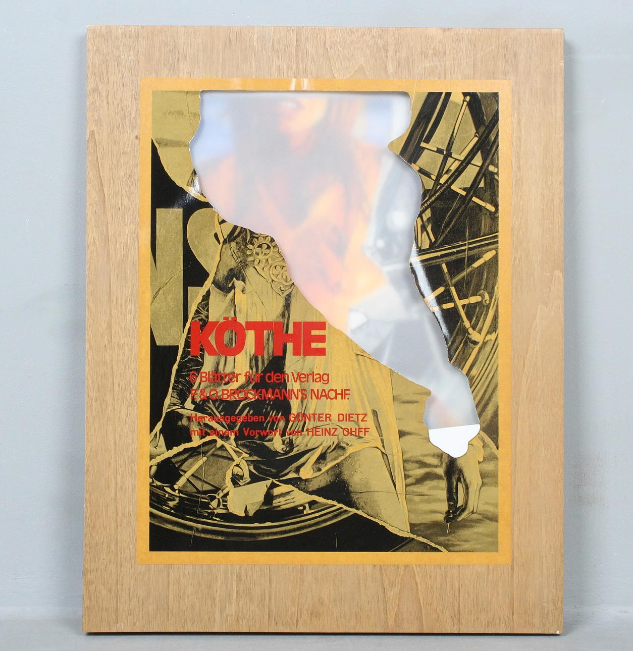FRITZ KÖTHE. '6 sheets for F. & O. Brockmann's Nachf.', color silkscreens in cassette, around 1980, Ed. 40/300, signed.