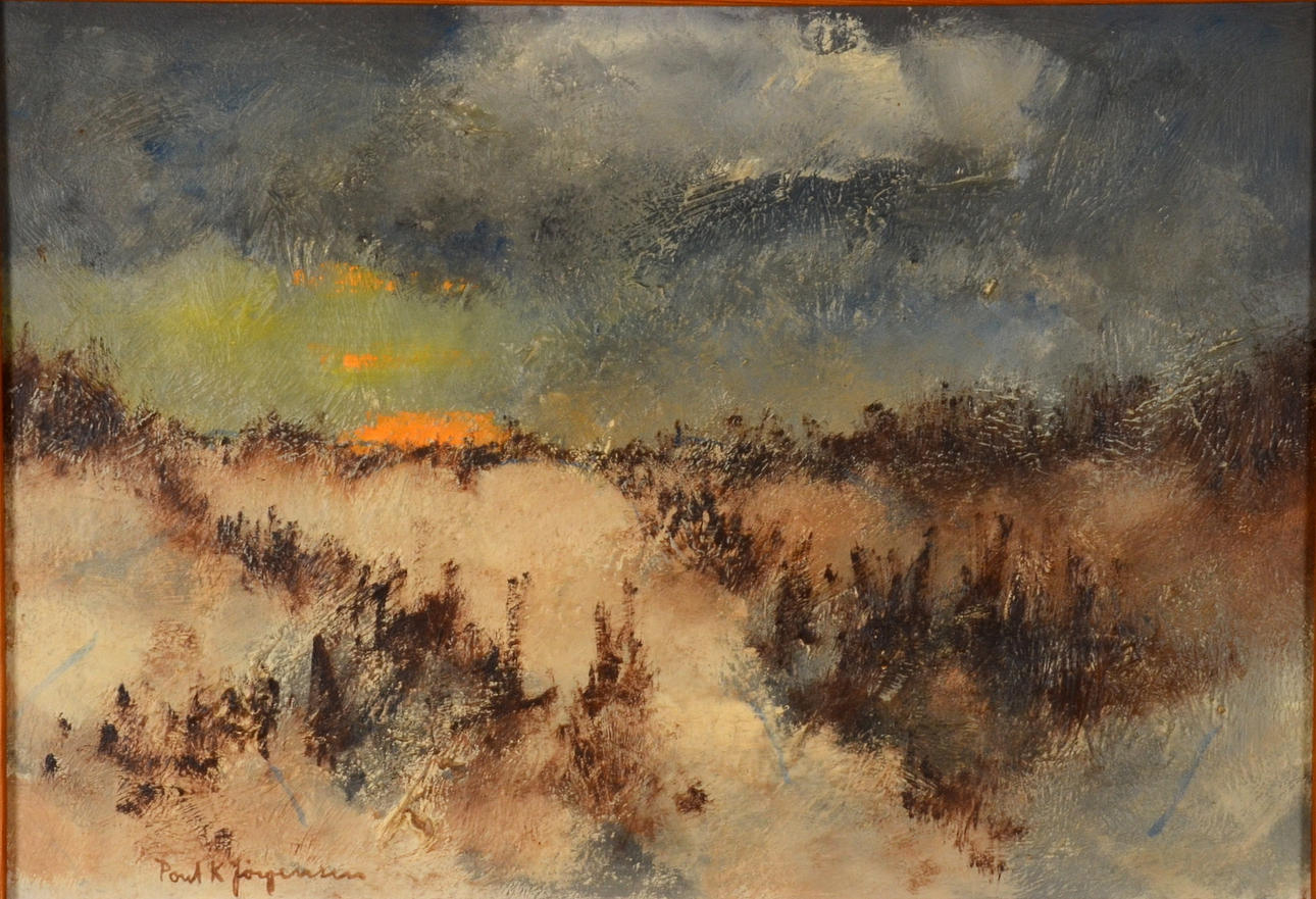 POUL K JÖRGENSEN. OLJA PÅ PANNÅ.