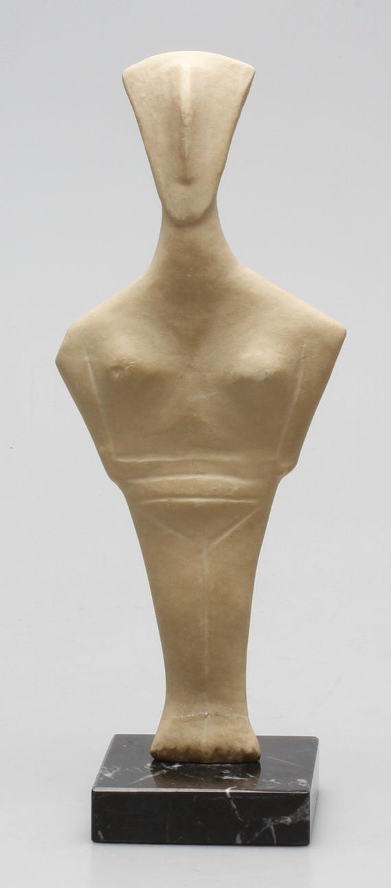 SKULPTUR, konstmassa, stämplad "Musee du Louvre, reproduction" 1900-tal.