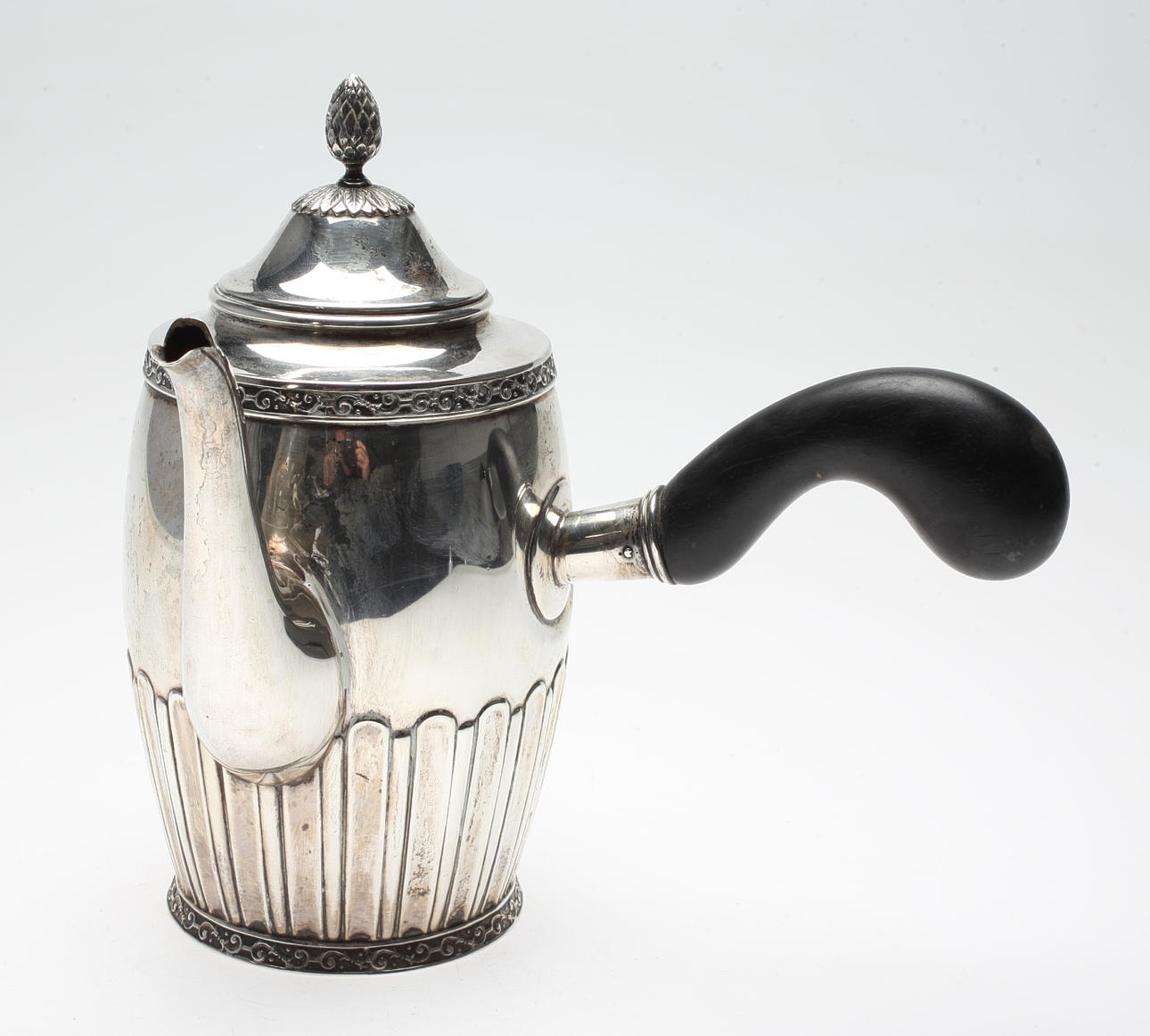 KAFFEKANNA, silver, C G Hallberg,Stockholm, 1924.