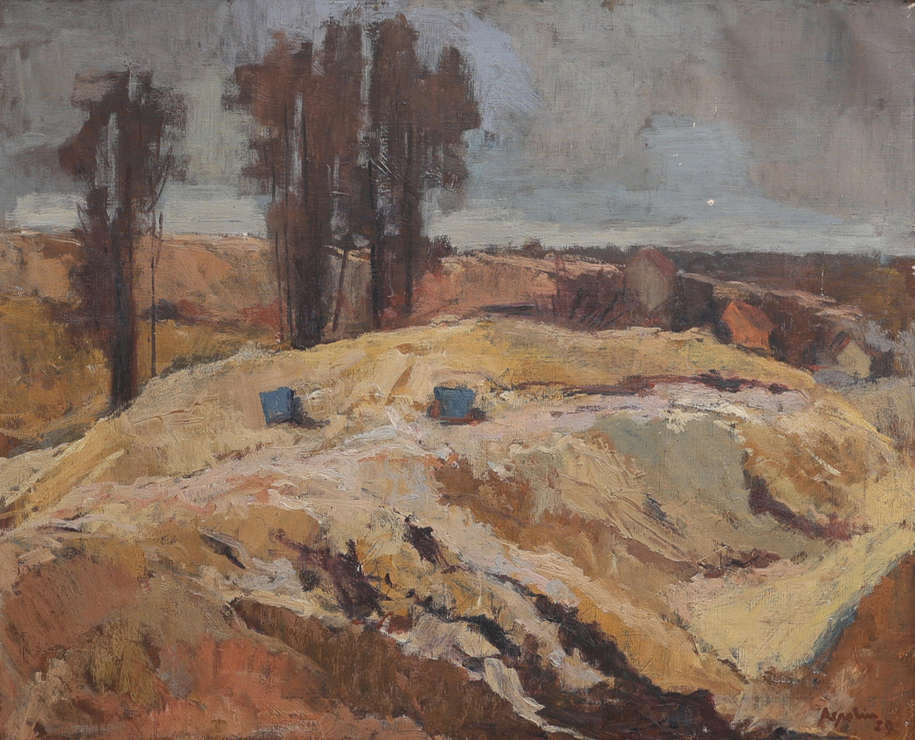 ARNE ASPELIN. BÖLJANDE LANDSKAP.