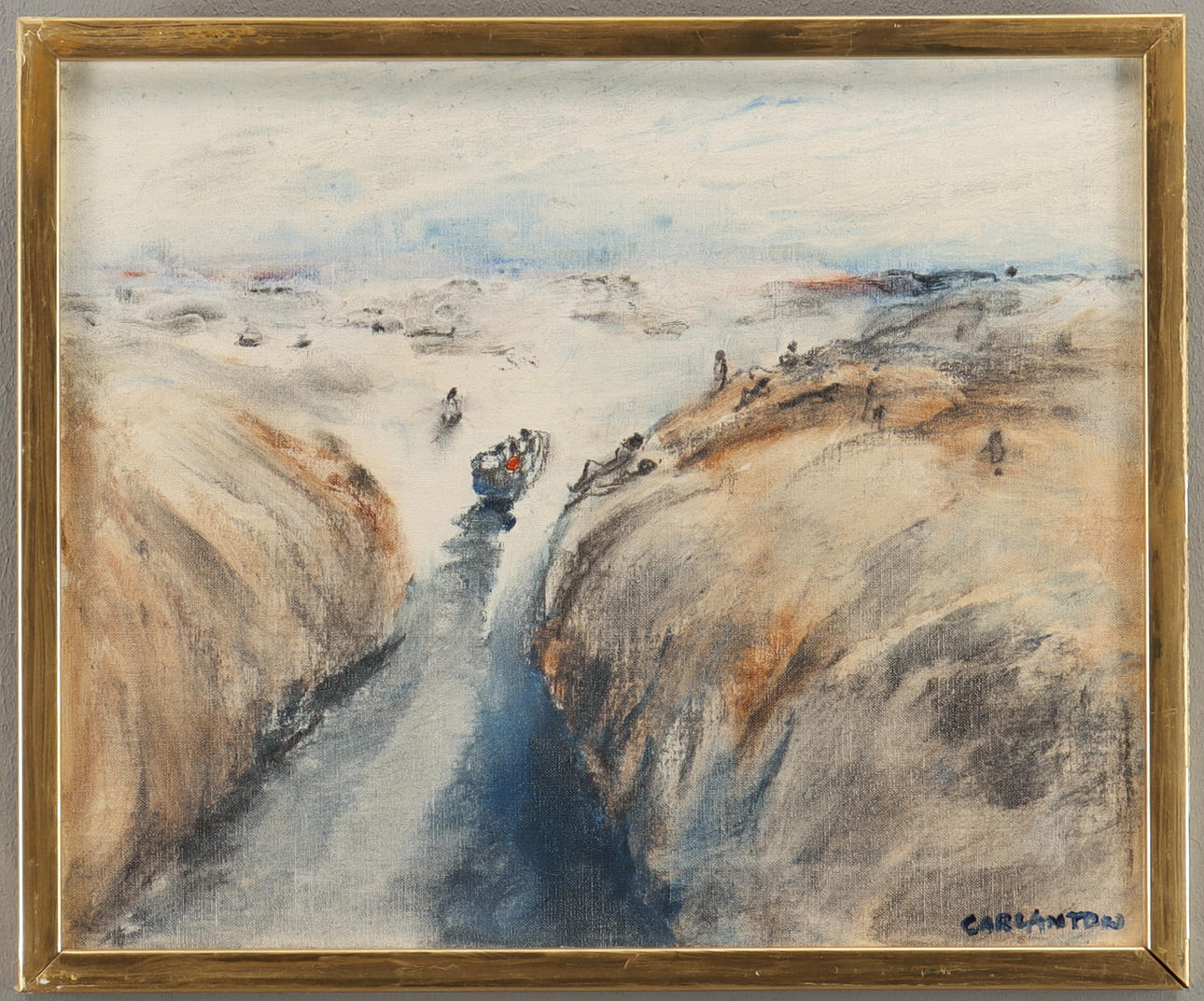 CARL ANTON AXELSSON. Kustmotiv.