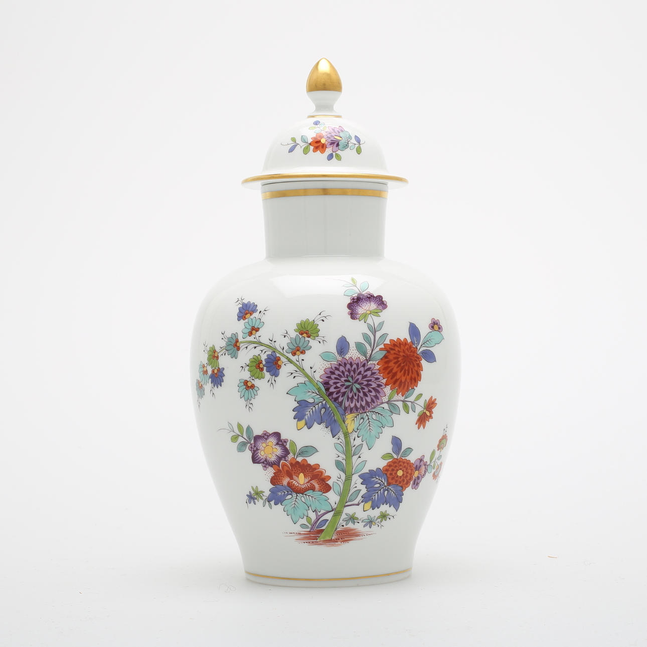 URNA MED LOCK, Meissen, 1900-talets mitt.