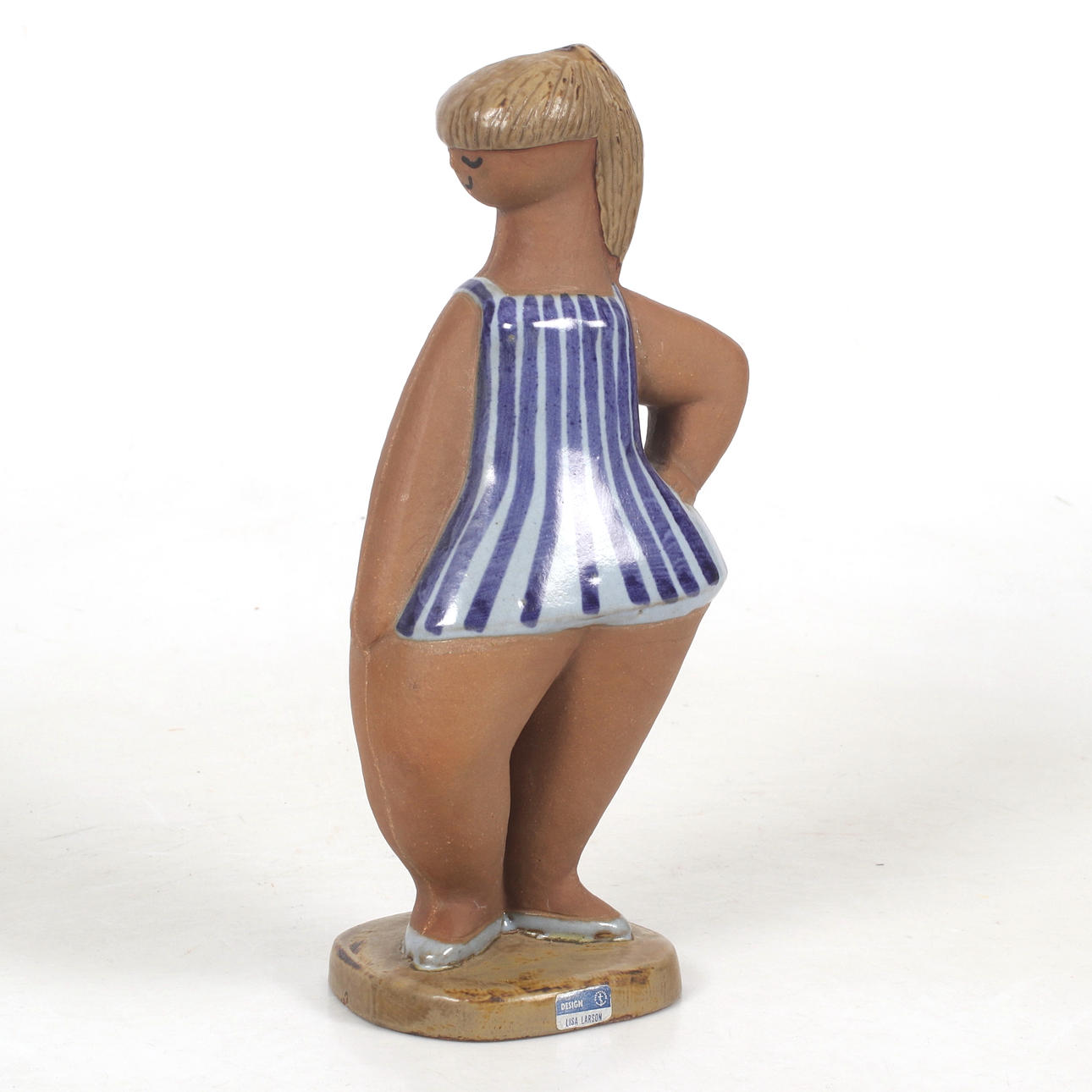 LISA LARSON. Figurin, Dora, stengods, Gustavsberg.