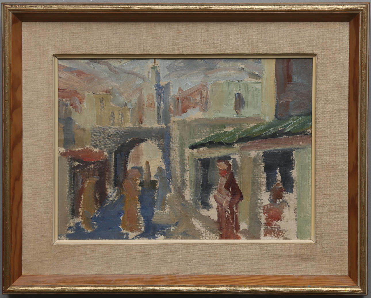 JULIUS ZEDERMAN. Olja på duk, 2 st, signerade a tergo och daterad 55.