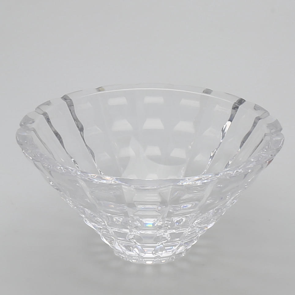 OLLE ALBERIUS. Skål, helkristall, Orrefors, signerad i botten O.A -14.