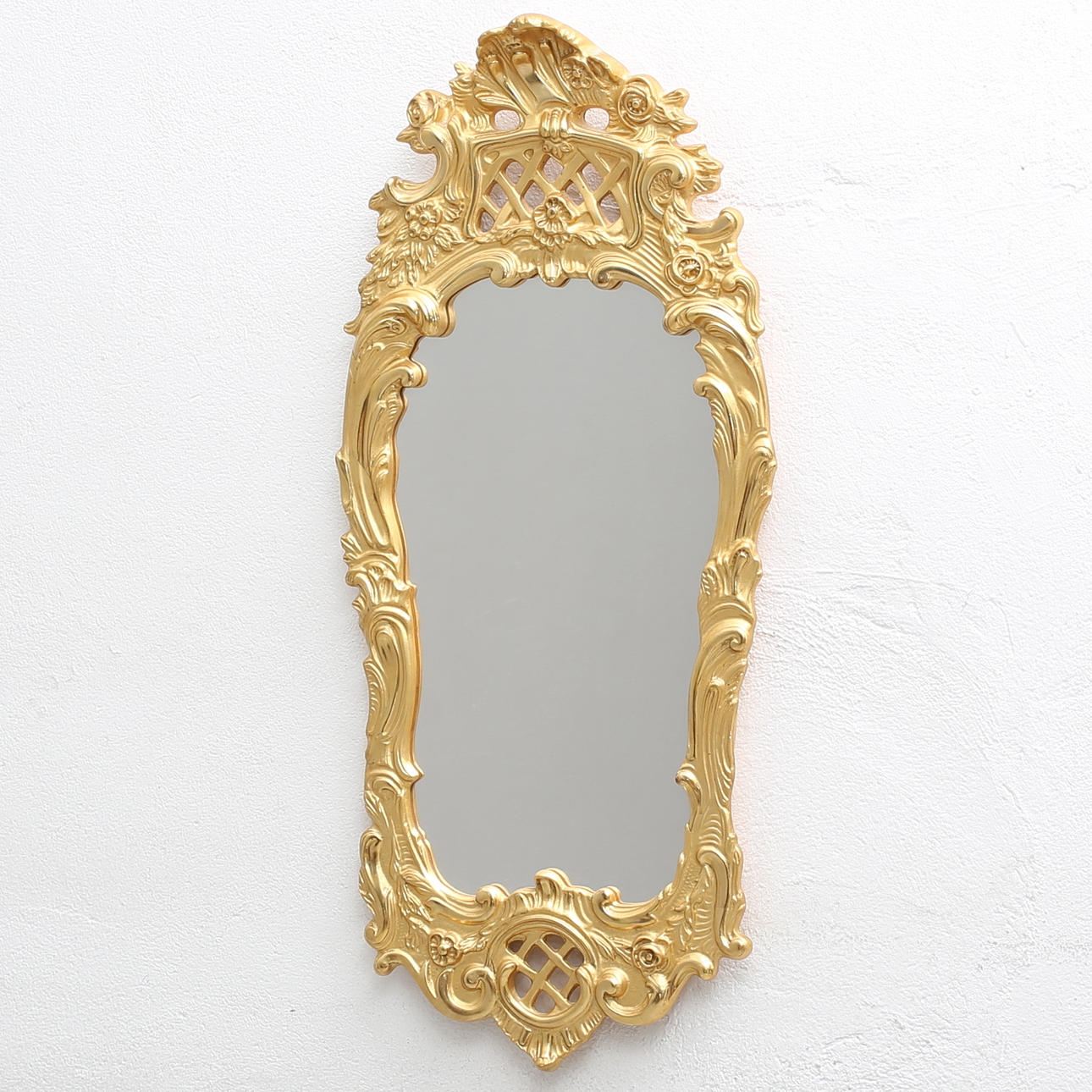 SPEGEL, förgylld, rokokostil, 1900-tal.