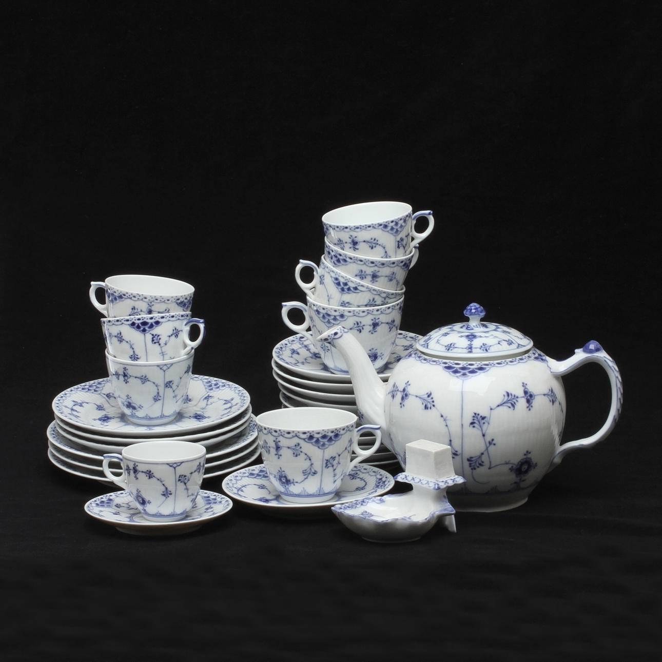 SERVISDELAR, 29 delar, porslin, Royal Copenhagen.