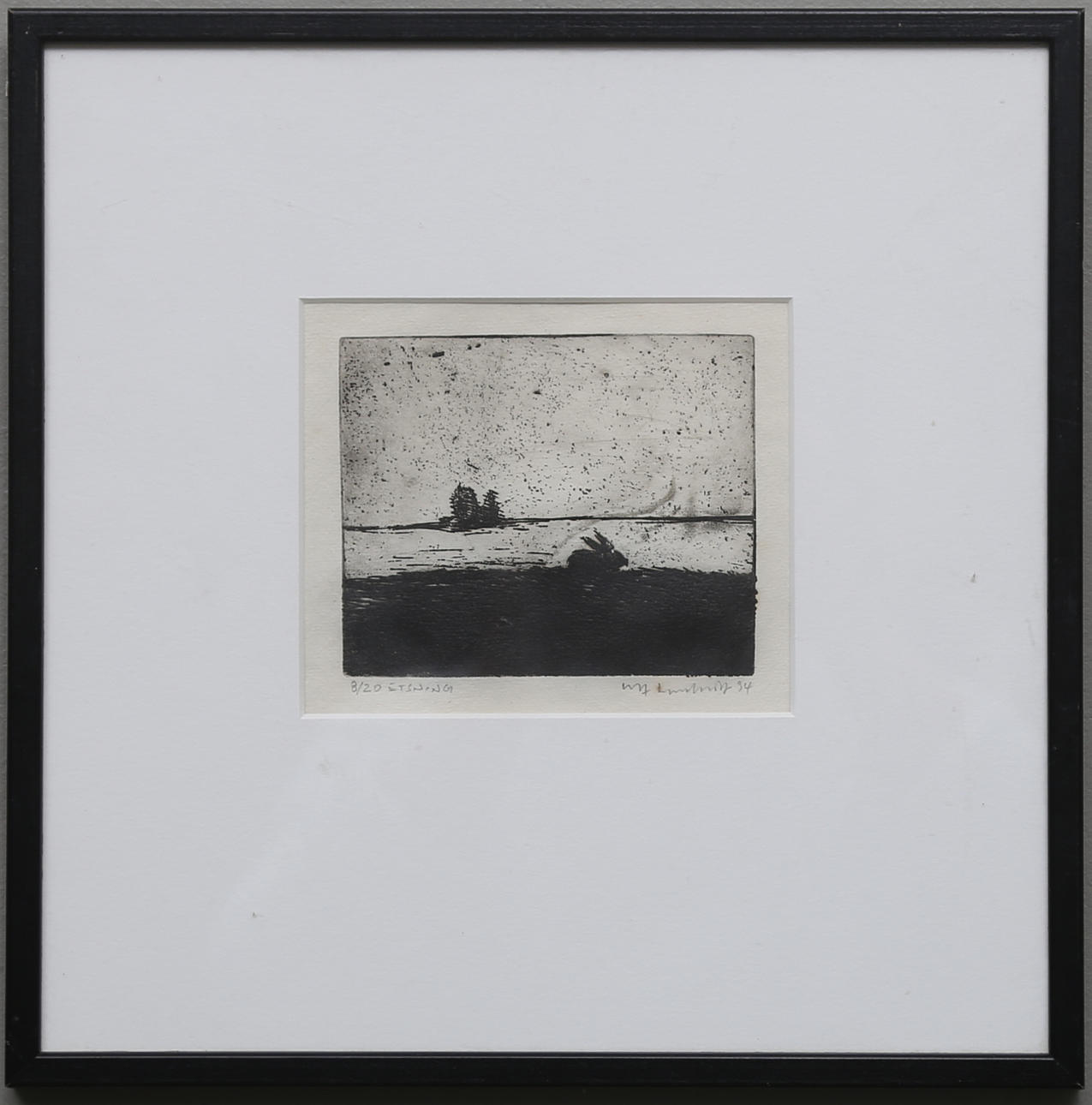 ULF LUNDKVIST. Etsning, signerad, numrerad 8/20 och daterad.