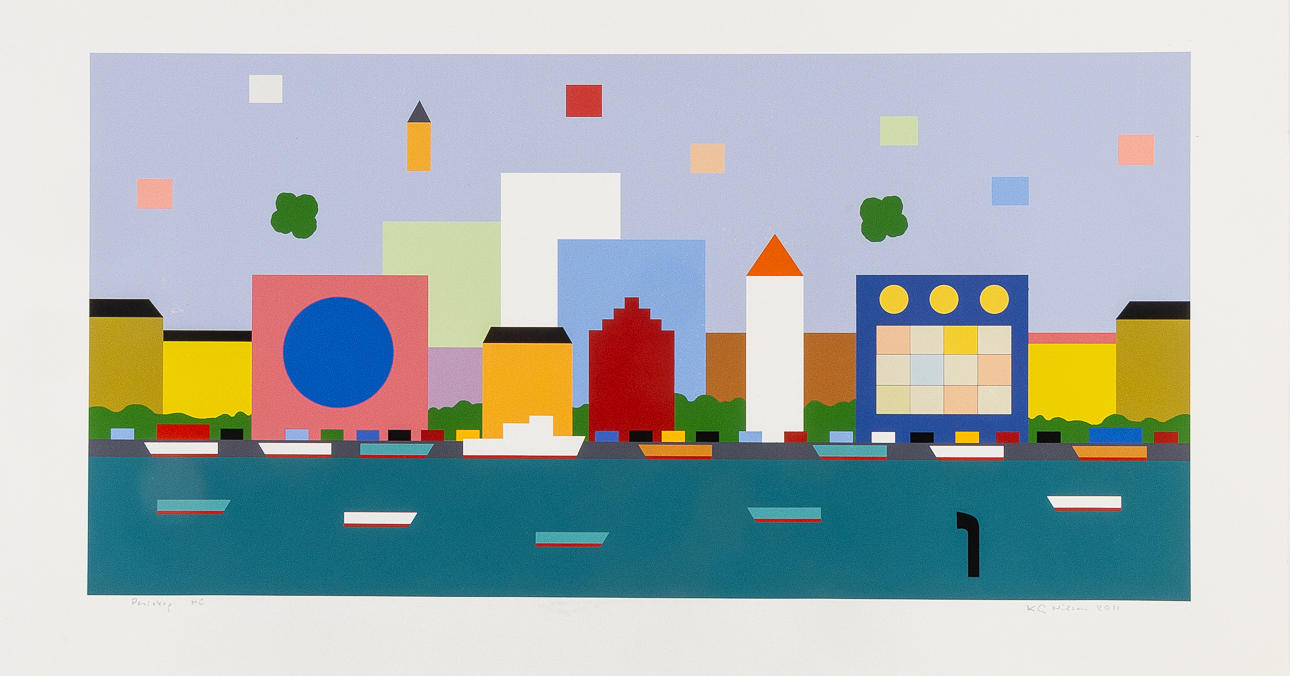 K G  NILSON. «Periscope», litografía en color.