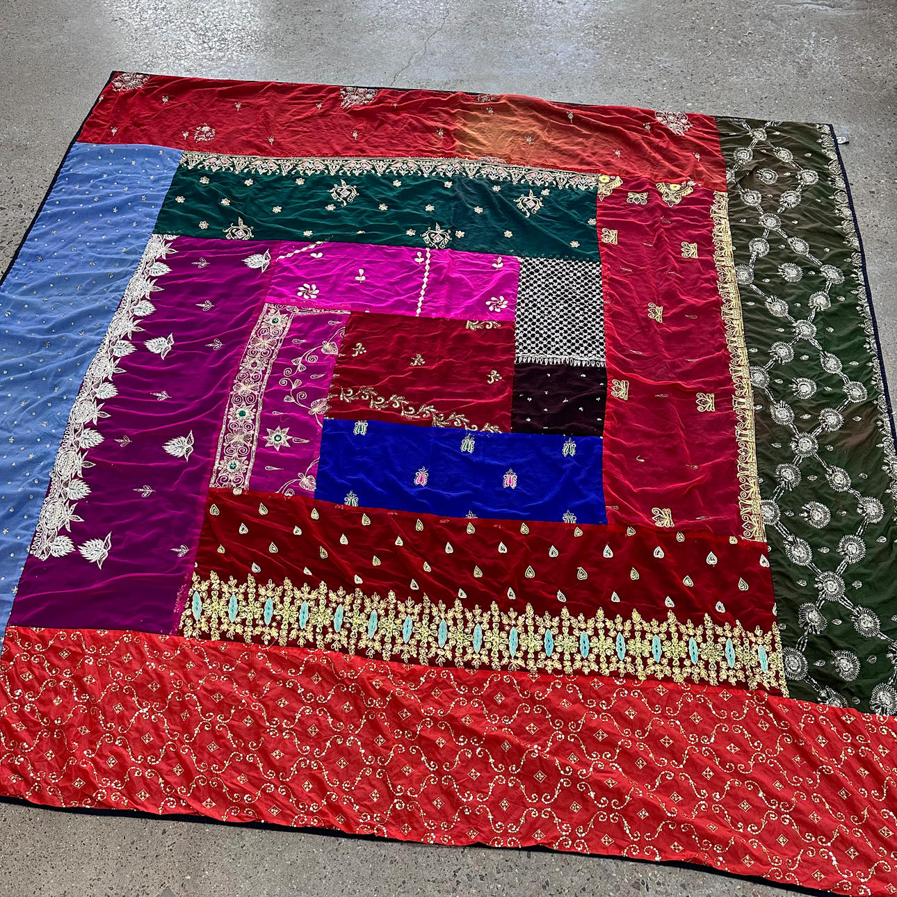 SÄNGÖVERKAST "Indiska Bazar", för dubbelsäng.