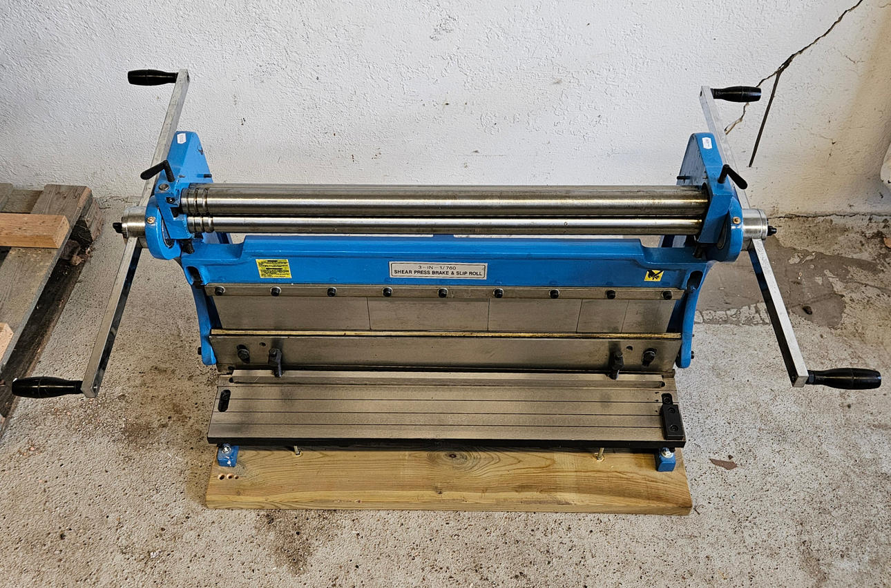 KOMBIMASKIN, klipp, bock och rullvals, manuell.