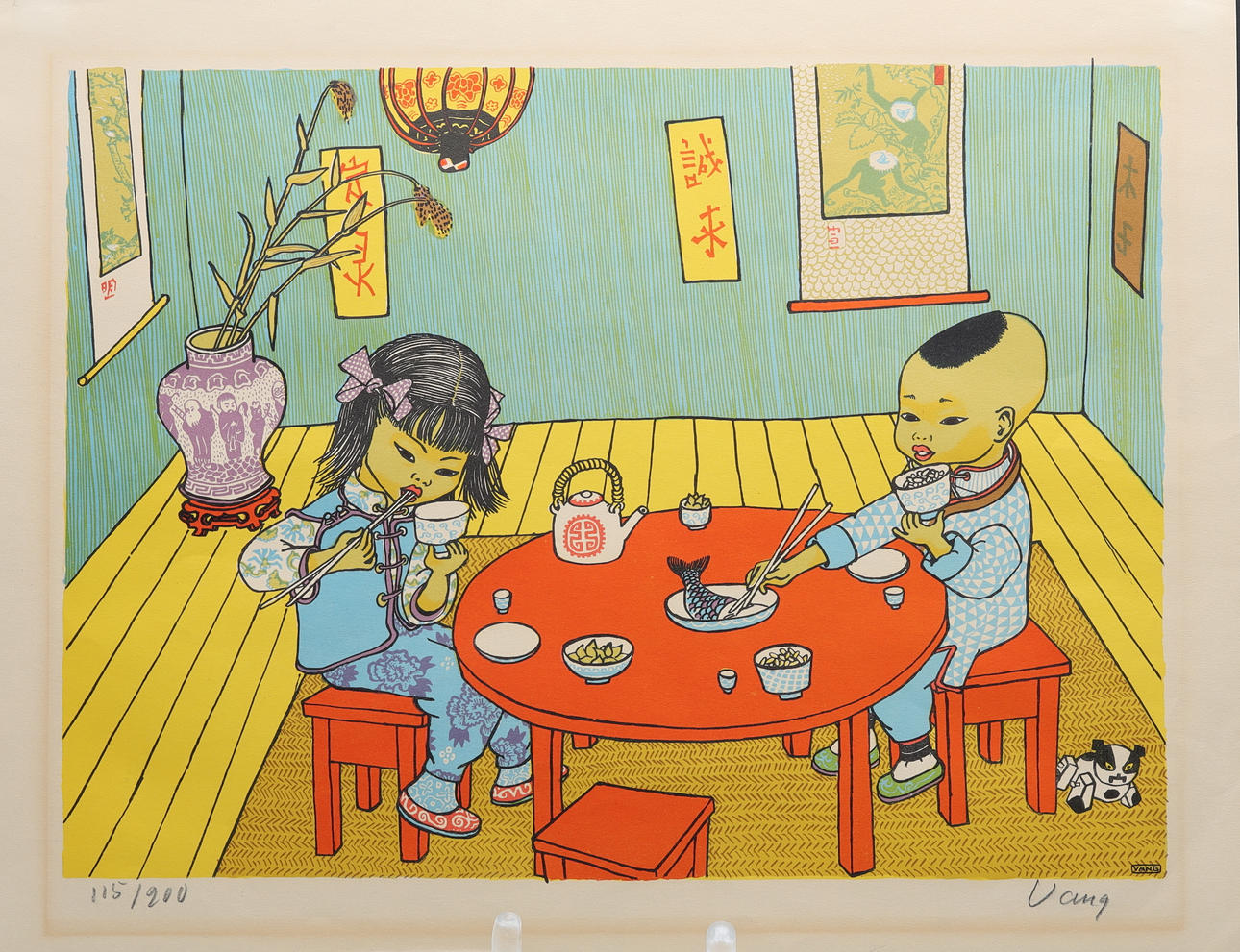 INGRID VANG NYMAN. LITHOGRAPHY signed and numbered.