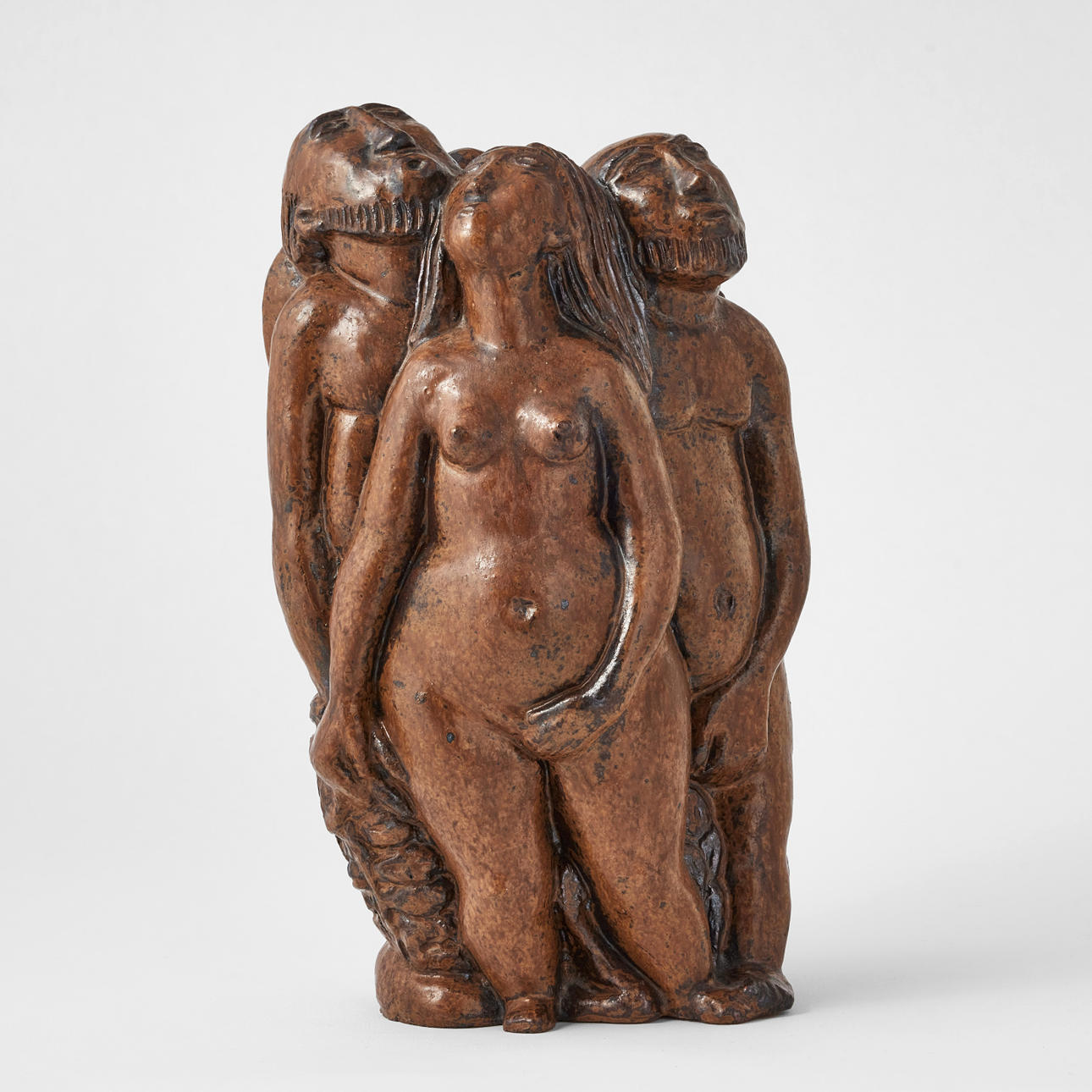 版画 Ake Holm lithograph Utvisning ur paradis ÅKE HOLM. “Expelling from Paradise”, sculpture, 1940s/50s