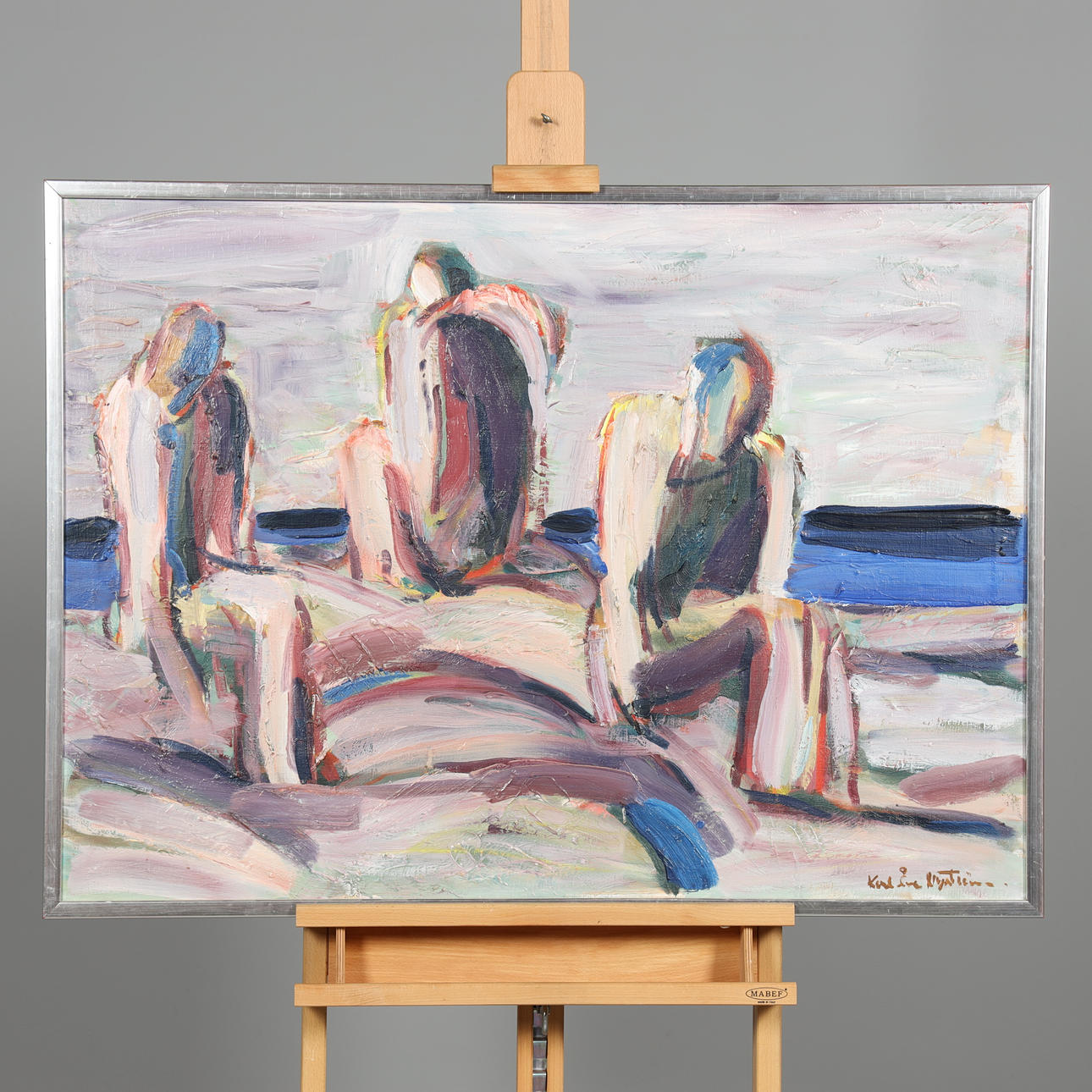 KARL-ÅKE NYSTRÖM. OIL ON CANVAS, signed.