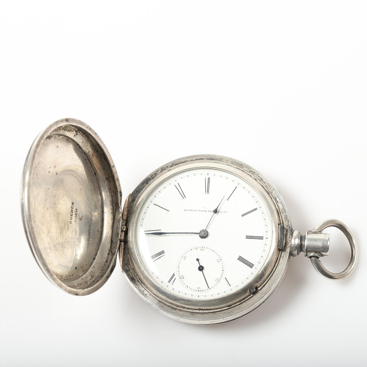 FICKUR, Elgin Watch Co, silver.
