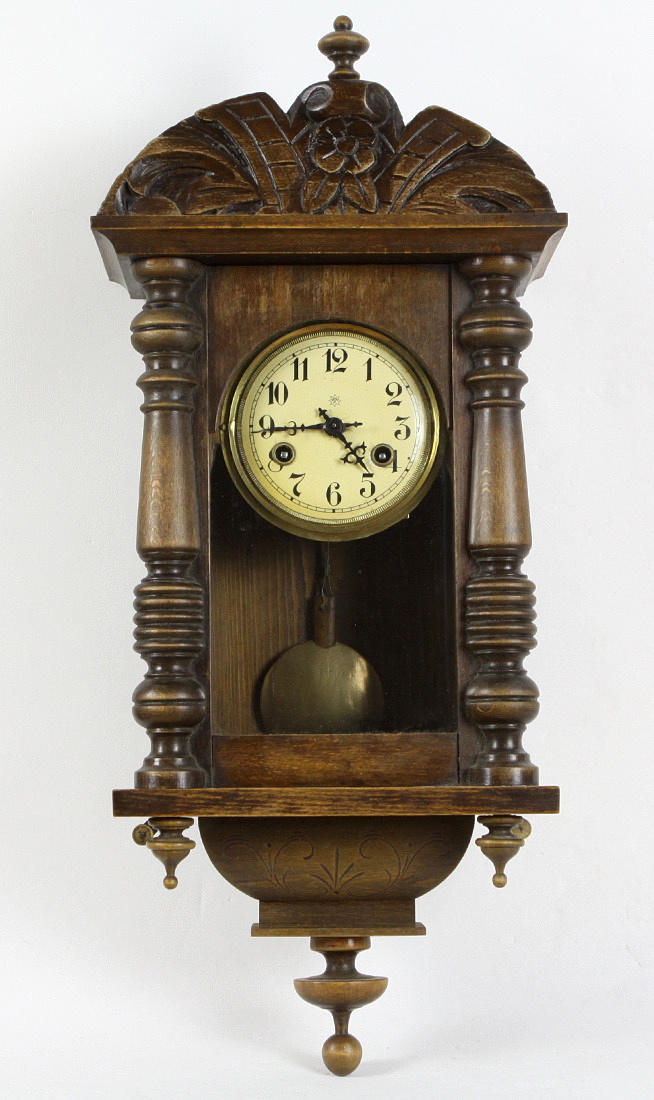 VÄGGREGULATOR, Junghans, omkring 1900.