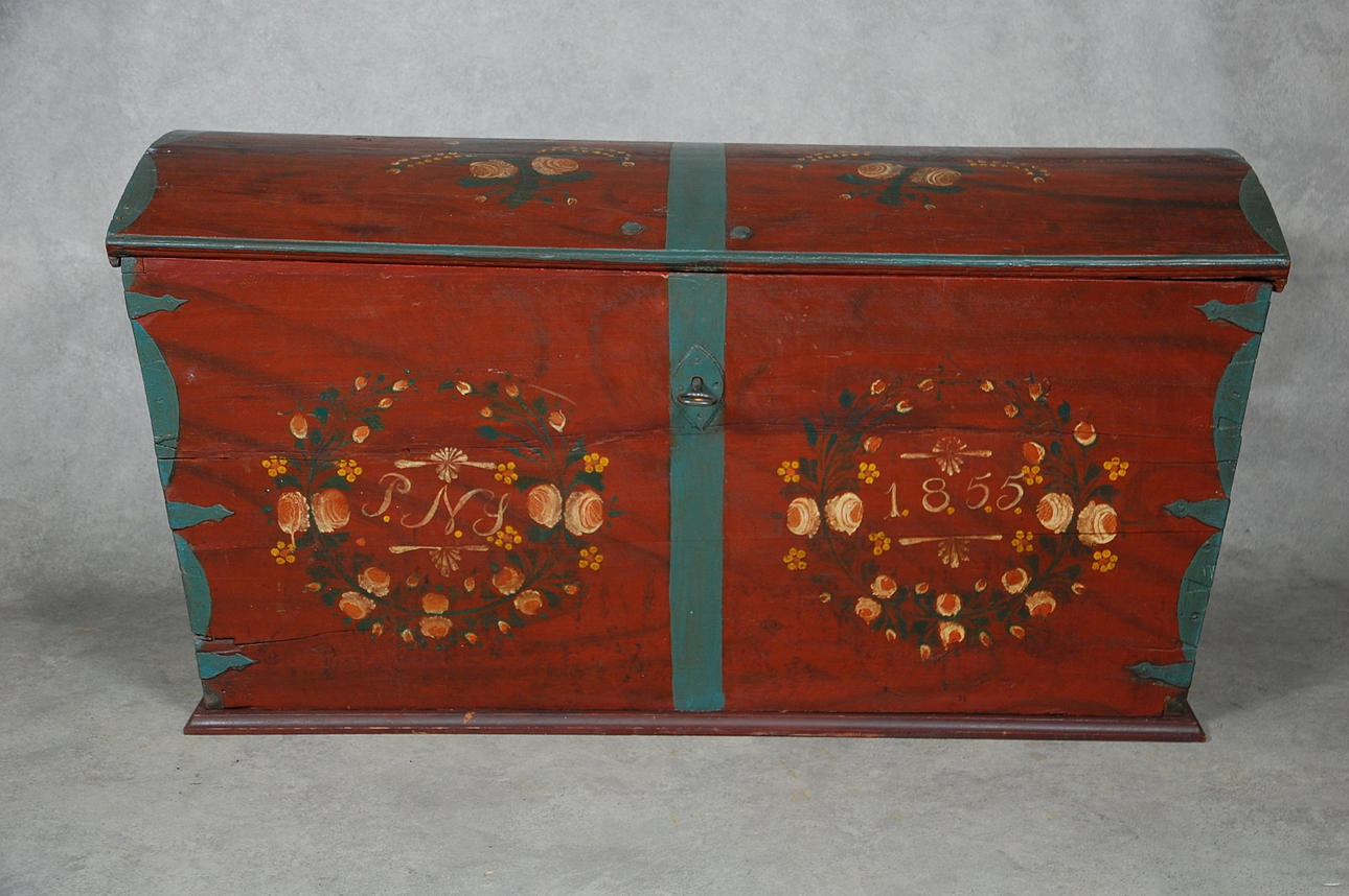 KISTA, originalmålad, Skottorp, Höks härad, Skummelslövs socken, Halland märkt PNS 1855.