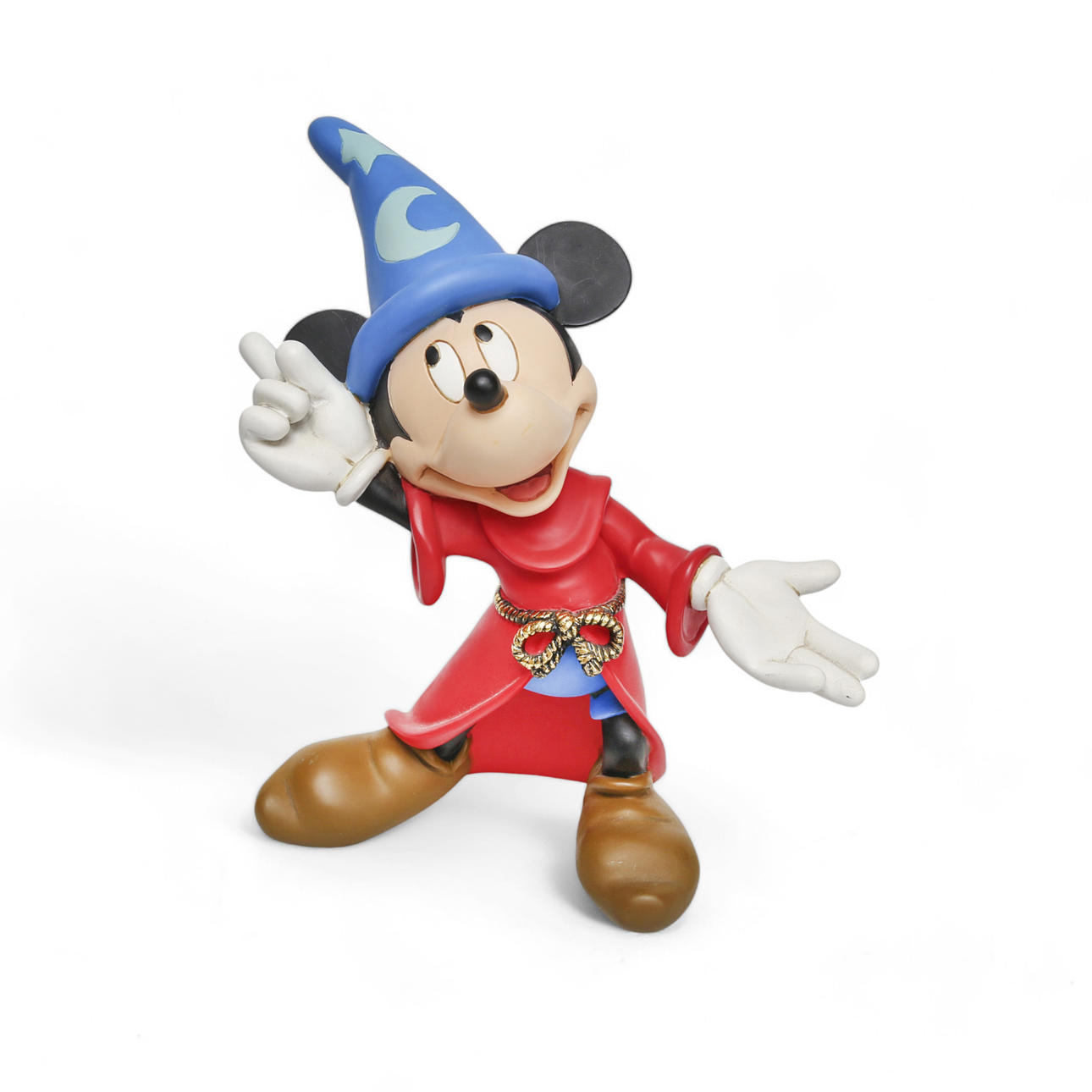 DISNEY FIGURE, artwork “Mickey Mouse wizard” 21st century. Designed by Peter Mook.