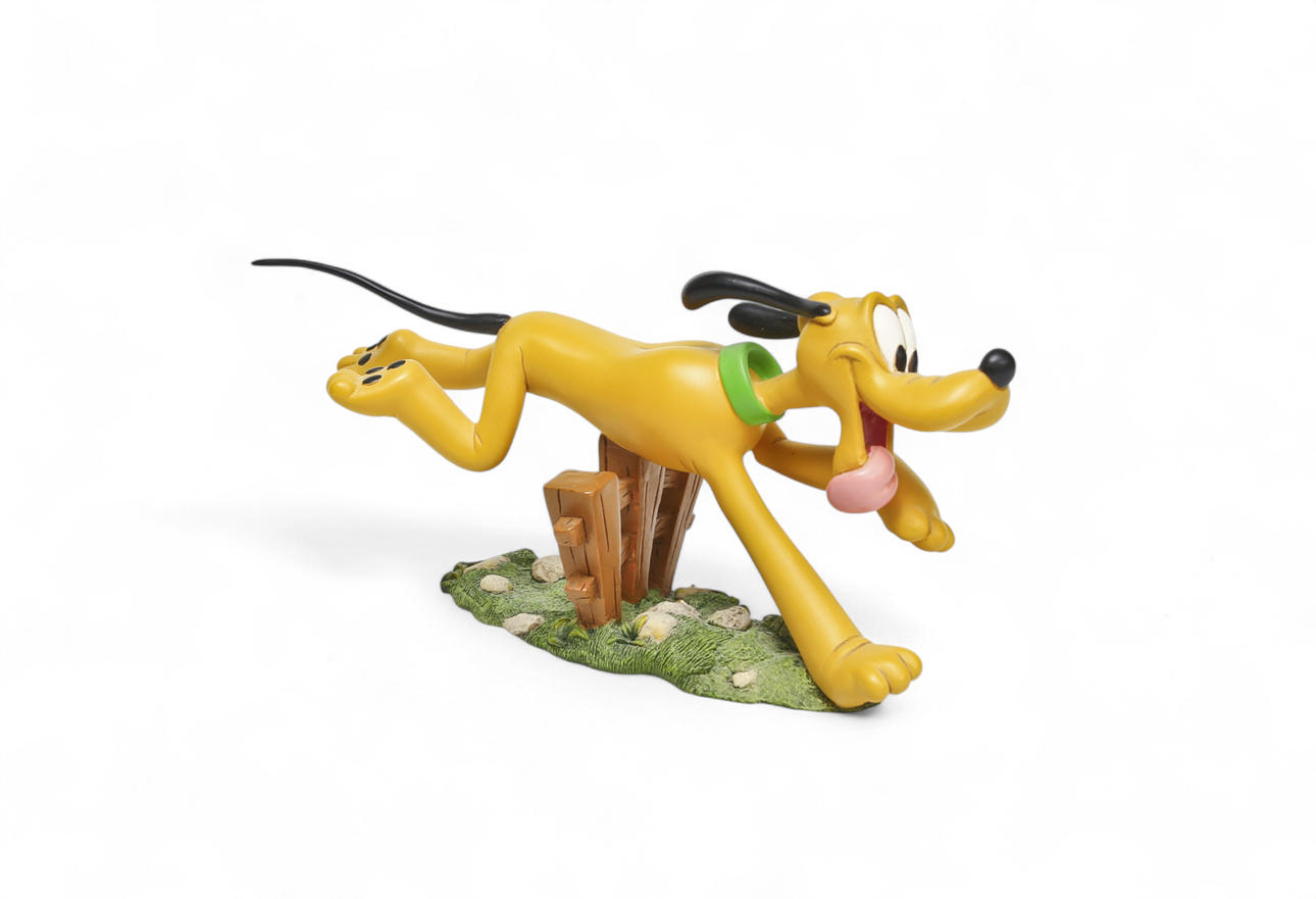DISNEY-FIGUR, kunstværk „Pluto“ 21. århundrede. Designet af Peter Mook.