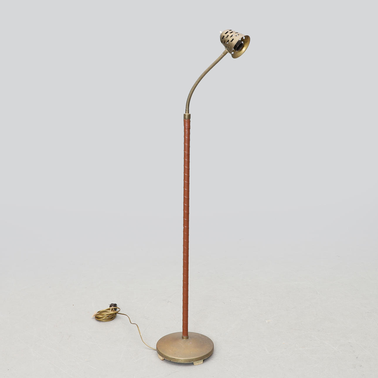HANS BERGSTRÖM. Attributed. A 1940s ASEA floor lamp, model E 1763.