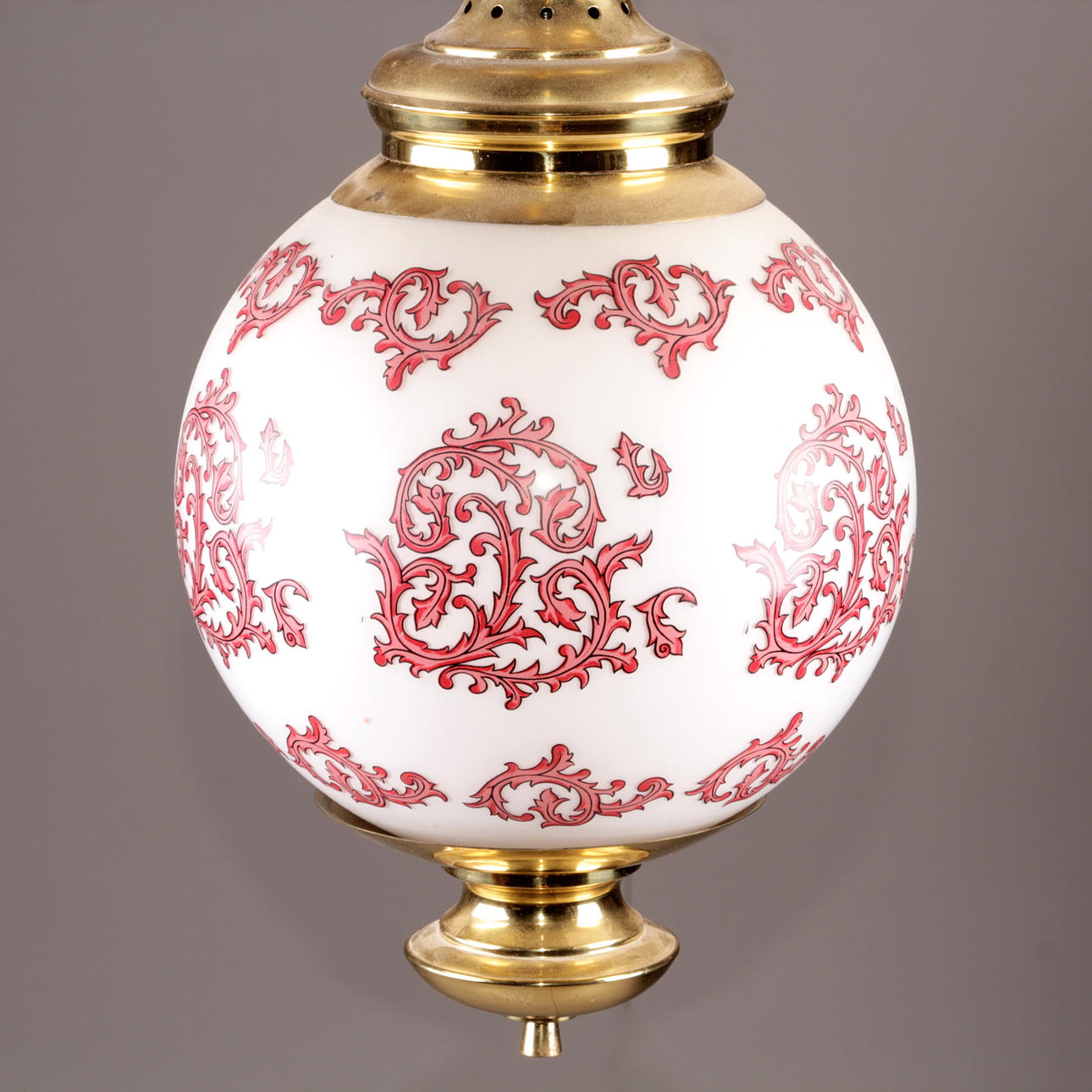 TAKARMATUR, gulmetall och glas, 1900-talets andra hälft.