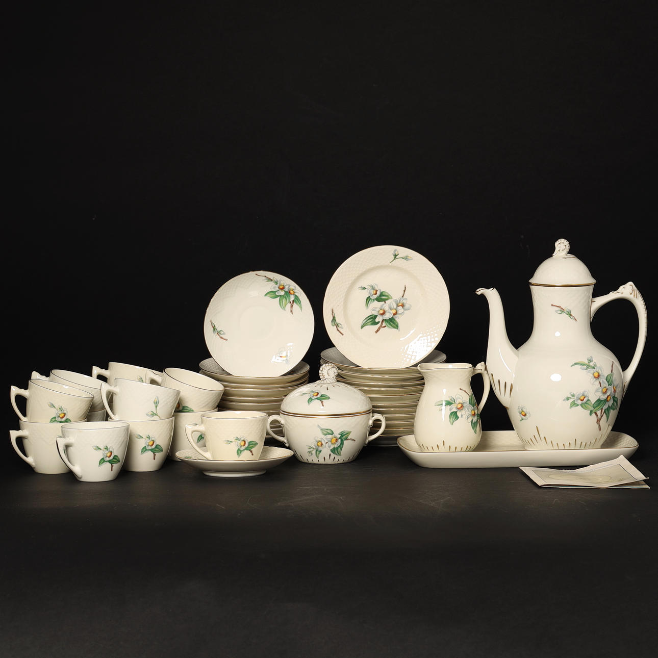 Kaffeservis, ”Hejmdal”, 1900-talets andra hälft (39).